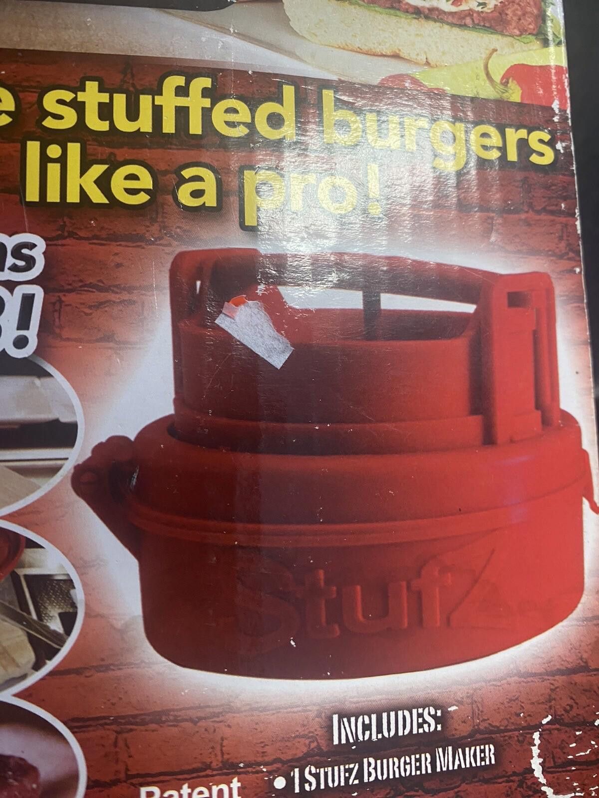 Other STUFZ Burger Stuffer Hamburger Maker Stuff BBQ As Seen On TV Size ONE SIZE - 3 Thumbnail