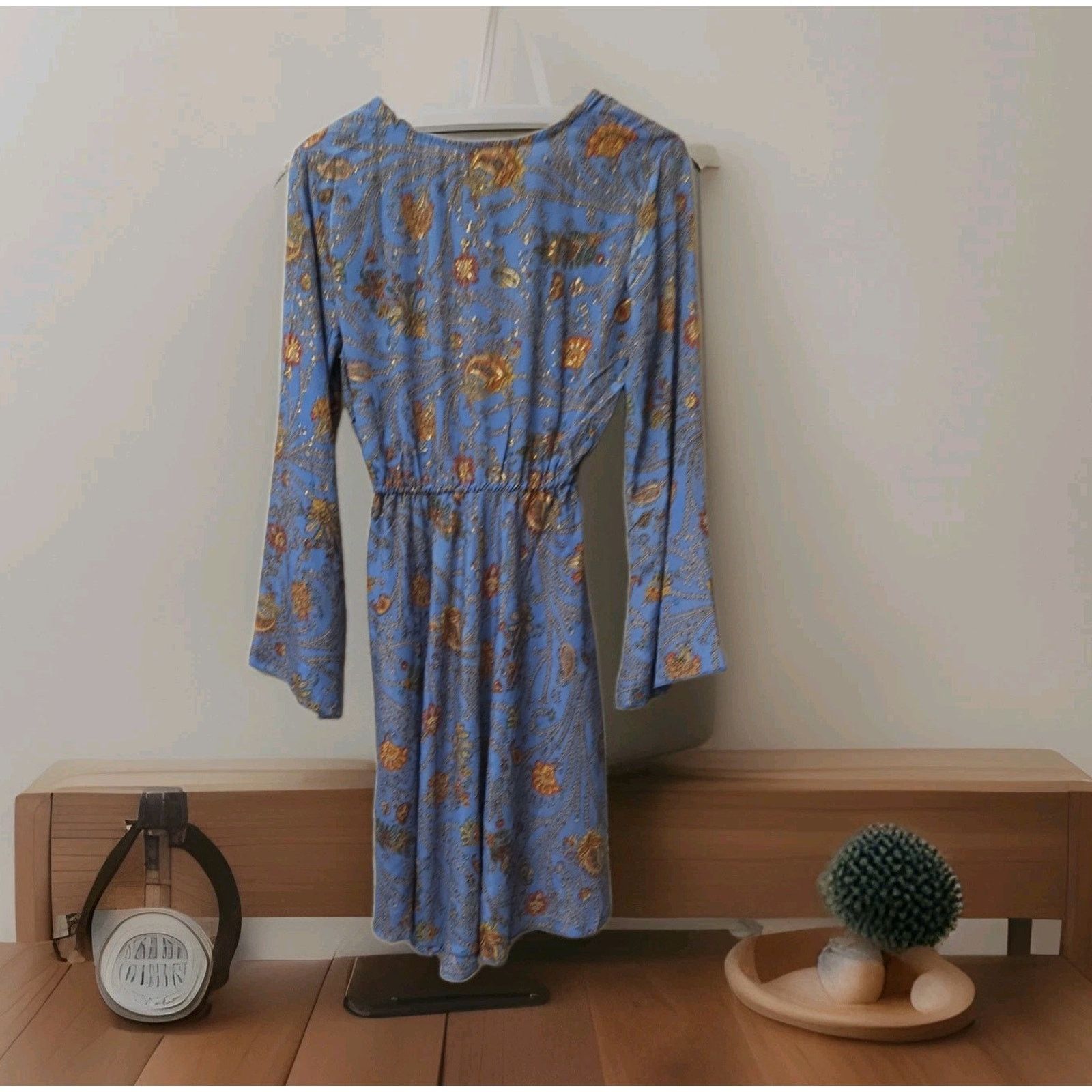 Other Cienna Janan Flare Sleeve Silk Mini Dress Small Size S / US 4 / IT 40 - 3 Thumbnail