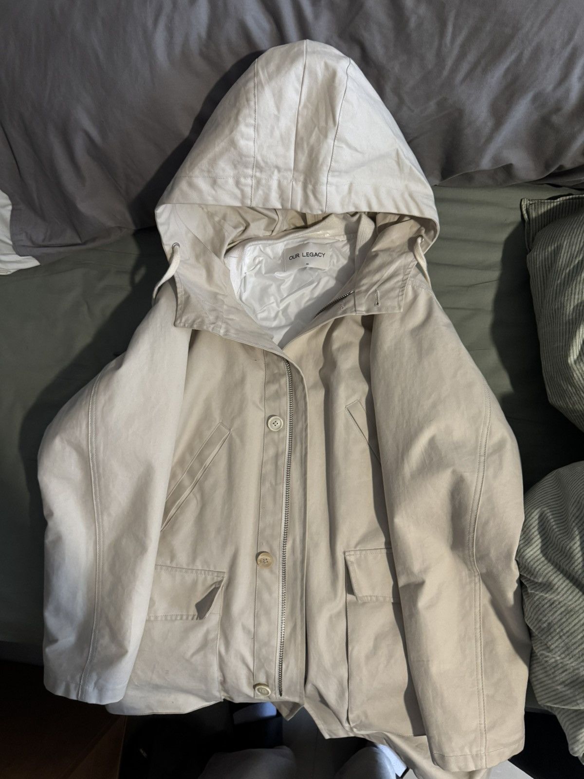 Our Legacy AW14 White Stone Canvas + Liner Size US S / EU 44-46 / 1 - 1 Thumbnail