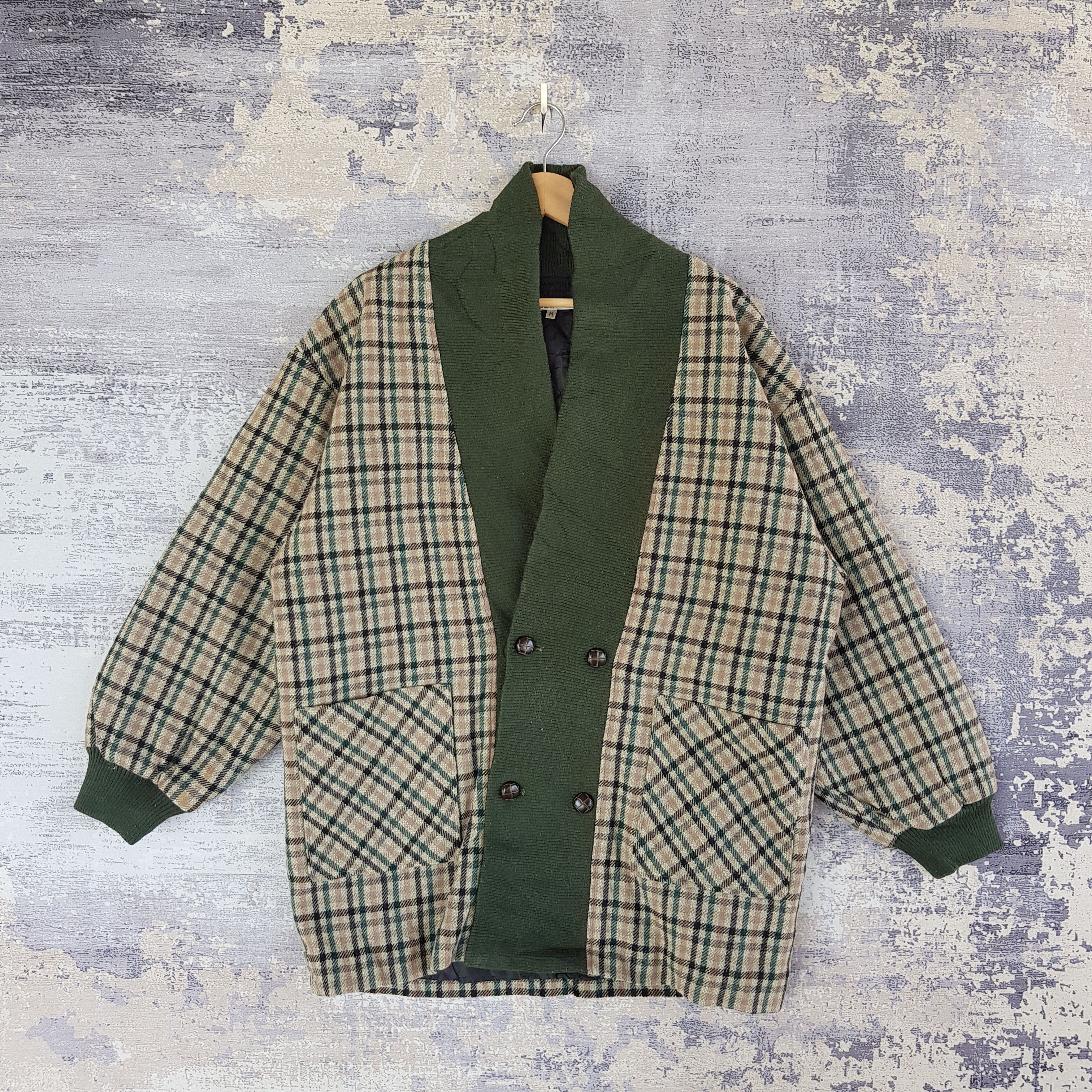 Japanese Brand × Vintage Vintage 90s Natuhara Japanese Cardigan Wool Jackets Size XL / US 12-14 / IT 48-50 - 1 Thumbnail