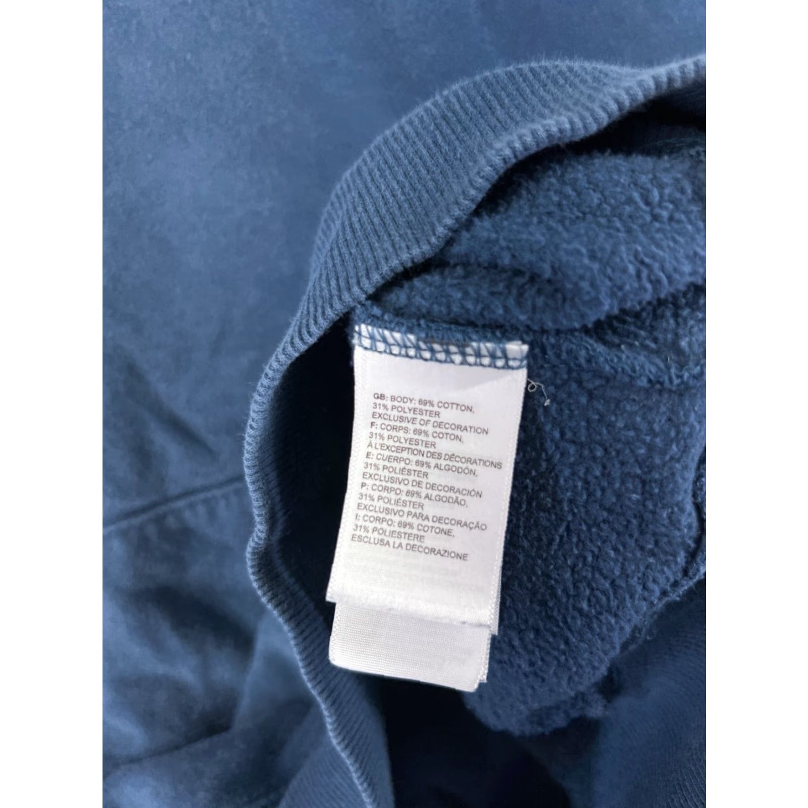 The North Face The North Face Hoodie Men XL Blue Cotton Blend Jersey Pullover Read – Logo, Pockets, Crew Neck, Drawstring? Size US XL / EU 56 / 4 - 5 Thumbnail