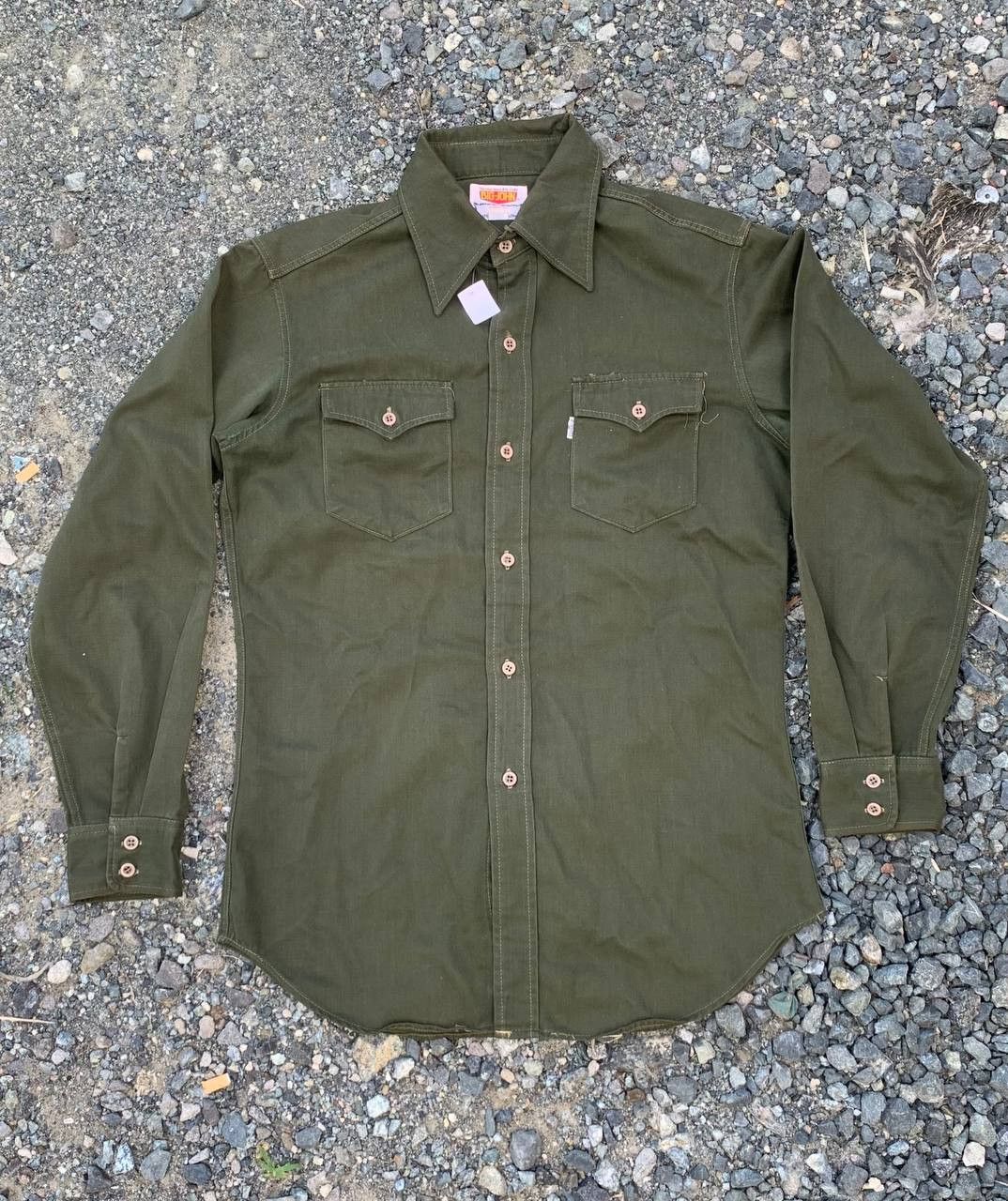Big John × Vintage vintage Big John military button upGreen Size US M / EU 48-50 / 2 - 1 Thumbnail