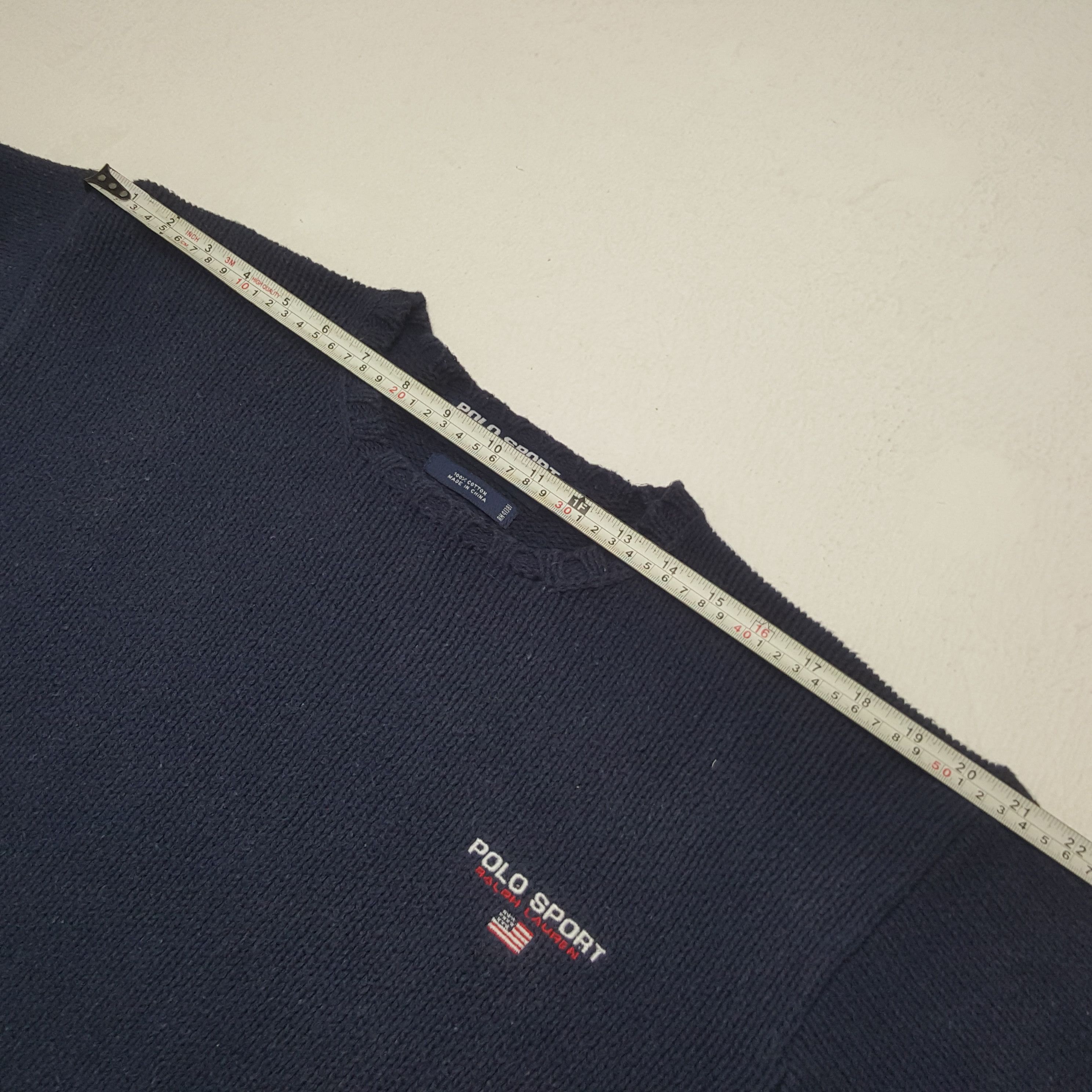 Polo Ralph Lauren × Vintage Vintage Polo Sport by Ralph Lauren Knitwear Sweatshirt Size US L / EU 52-54 / 3 - 5 Thumbnail