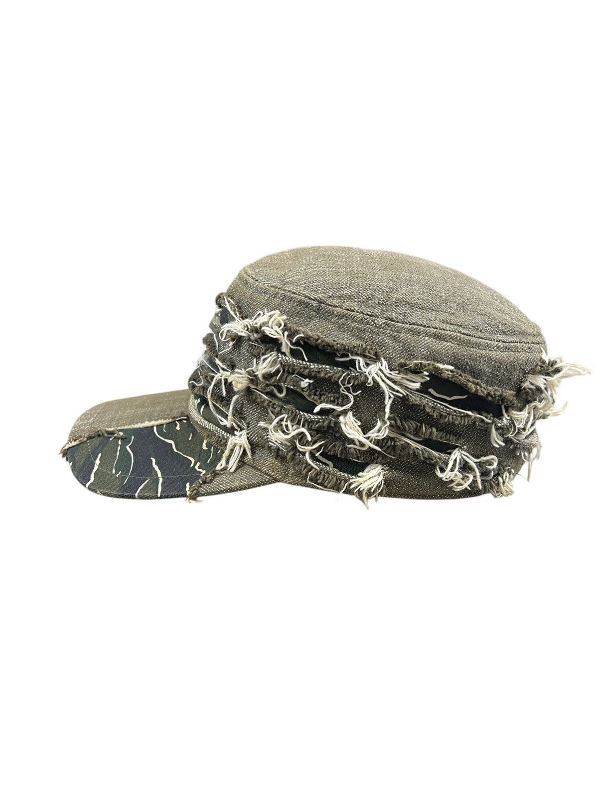 Avirex Avirex Tiger Stripes Distressed Army Hat Size ONE SIZE - 5 Thumbnail
