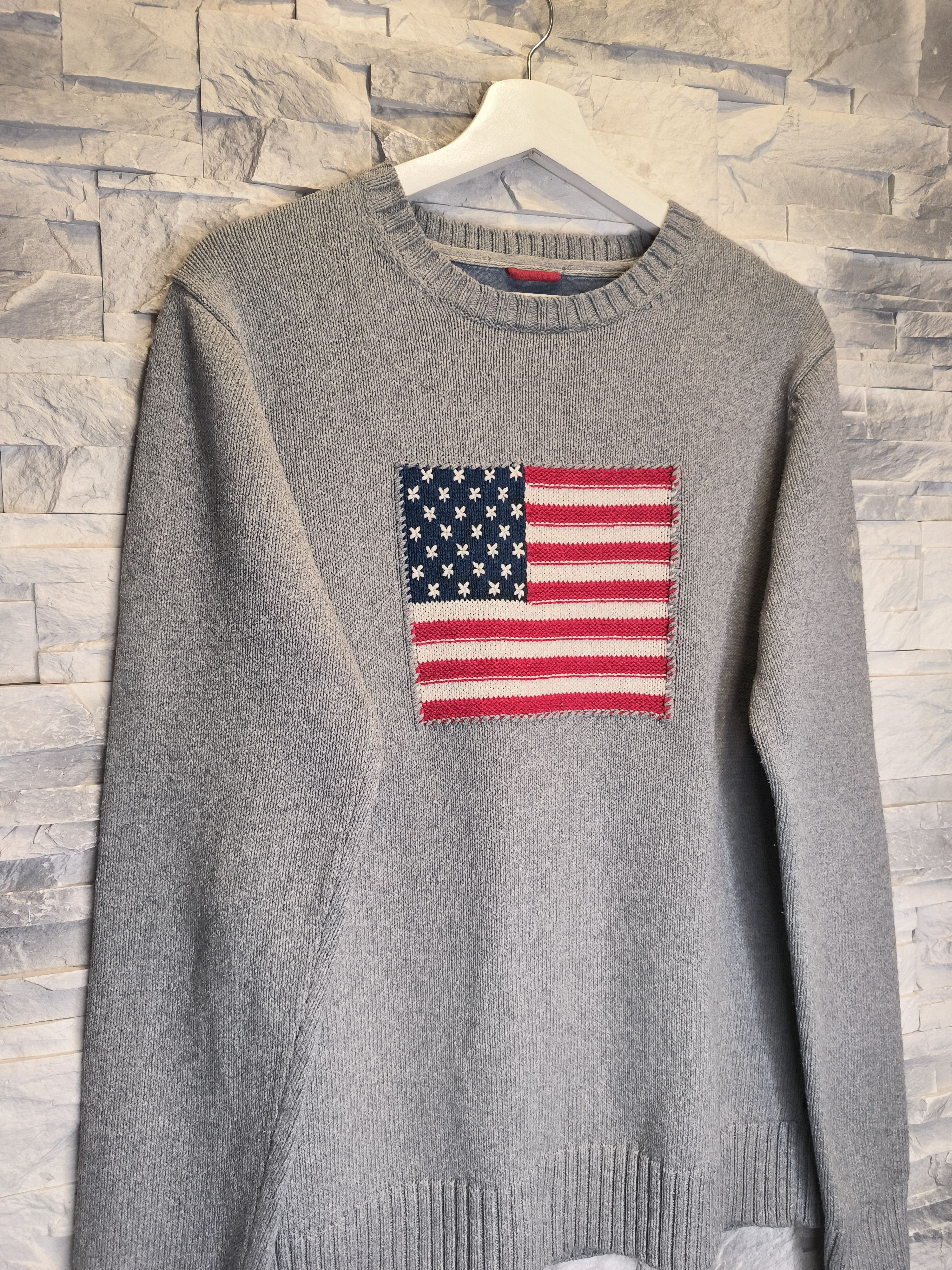 Gant Vintage Gant Knitwear USA Flag Sweatshirt Logo Size US M / EU 48-50 / 2 - 2 Thumbnail