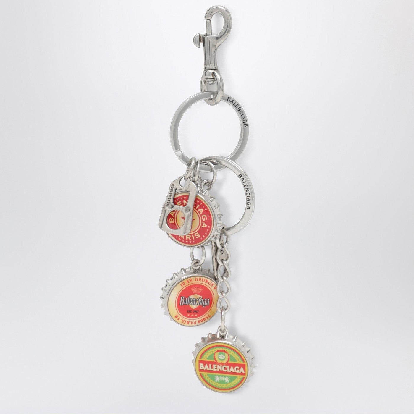 Balenciaga Balenciaga Logo Bottle Cap Keyring Charm Size ONE SIZE - 1 Thumbnail