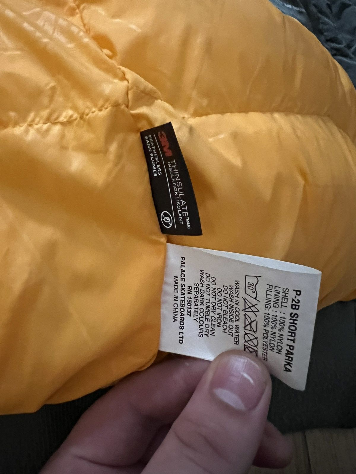 Palace Palace P-2B Short Parka Green Reflective FW18 Size US L / EU 52-54 / 3 - 7 Thumbnail