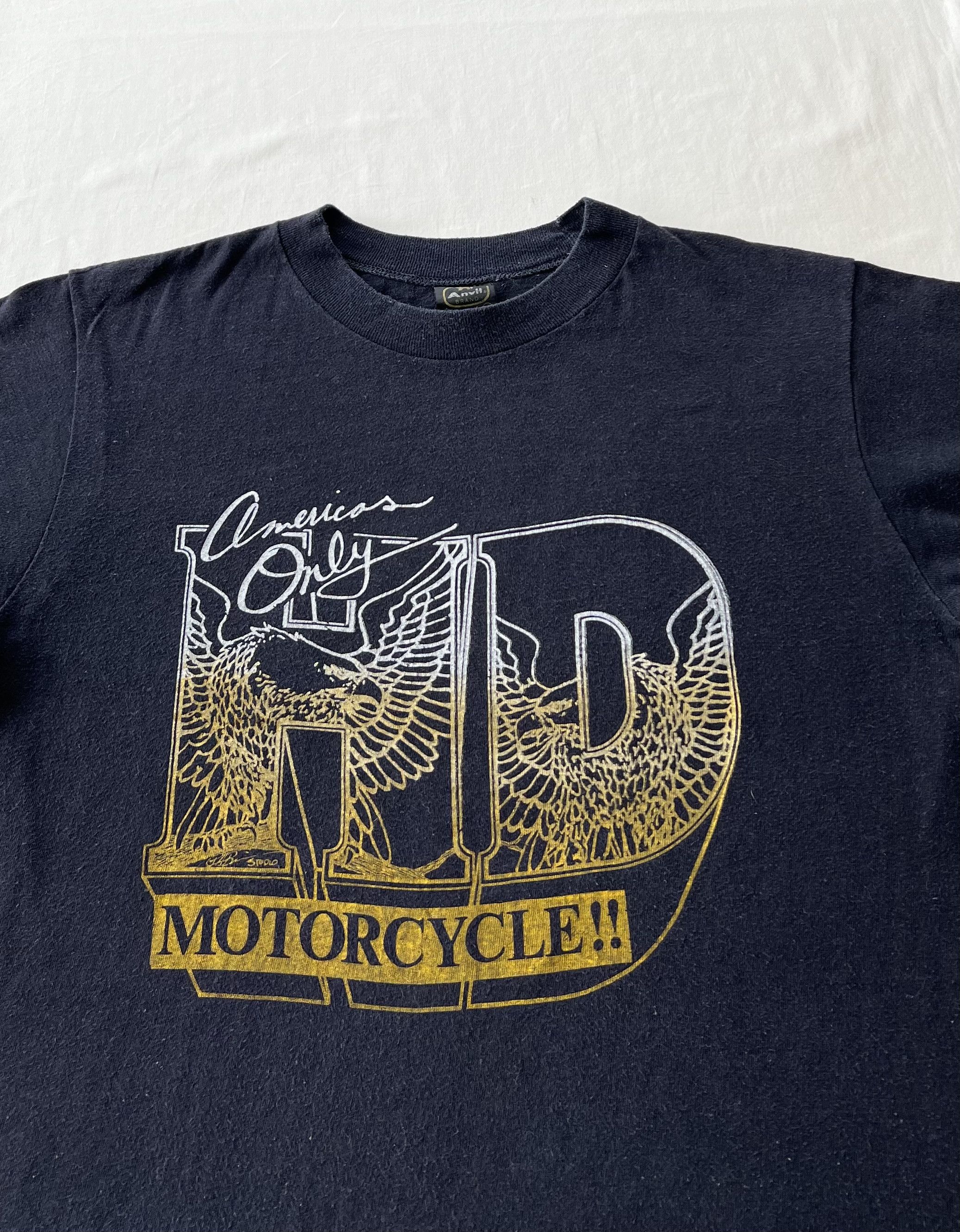 Harley Davidson Vintage 70s 80s Harley Davidson Oshkosh Wisconsin USA Tshirt Size US M / EU 48-50 / 2 - 5 Thumbnail