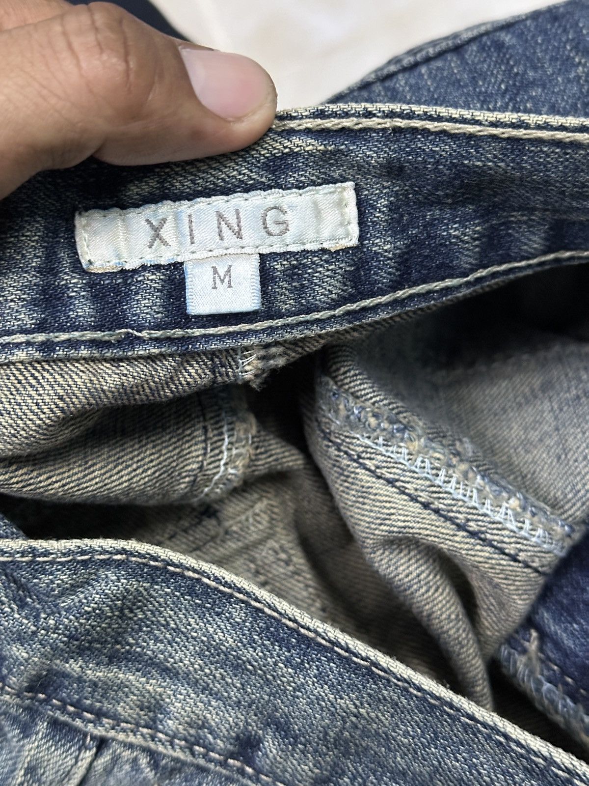 Japanese Brand Flare 💥 Xing Bootcut Flare Blue Washed 💥 Size US 34 / EU 50 - 7 Thumbnail