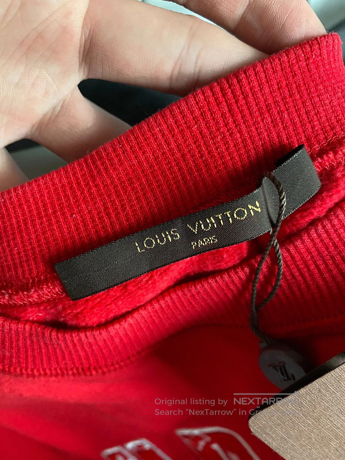 Louis Vuitton LV Supreme Red Sweatshirt XXS. Size US XXS / EU 40 - 3 Thumbnail