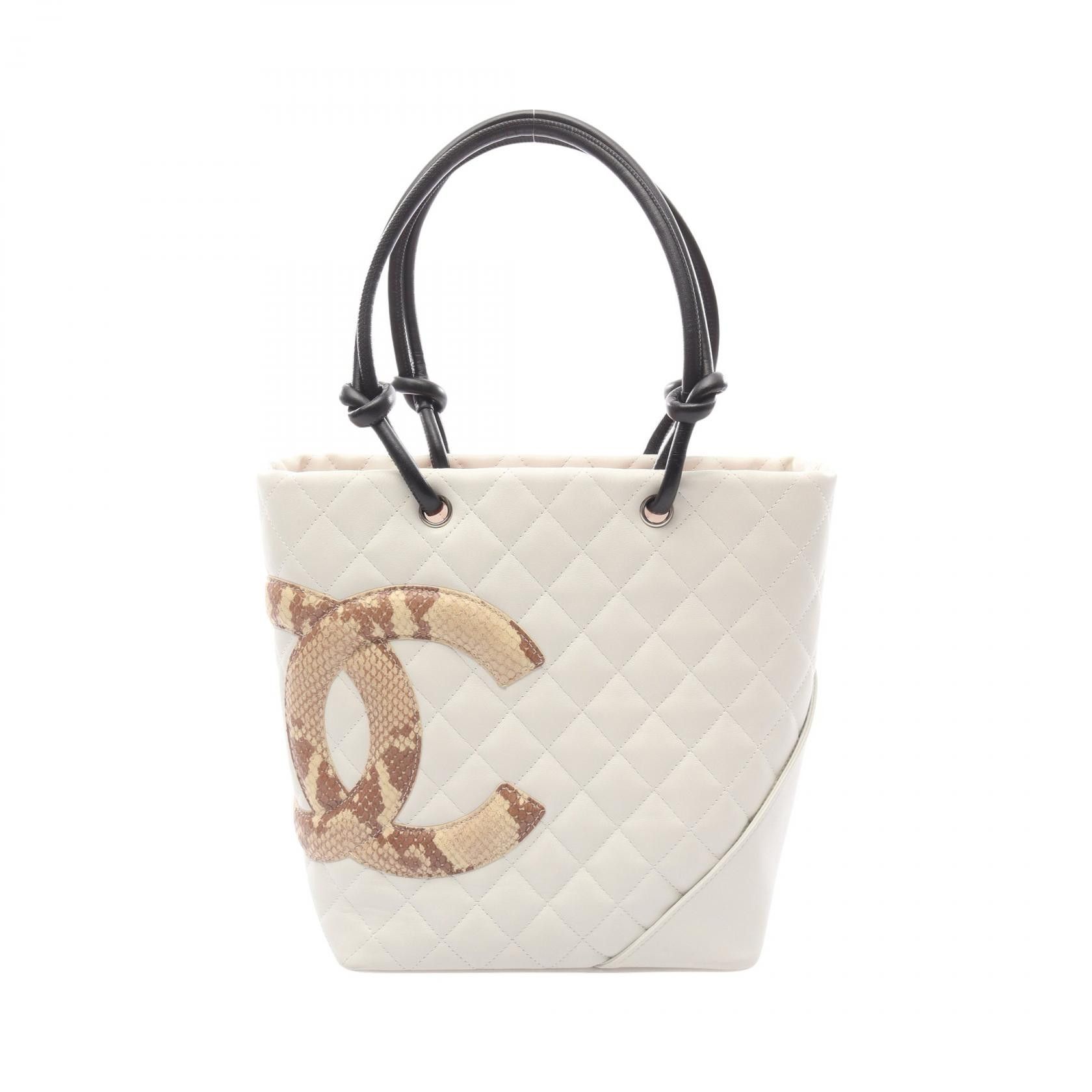 Chanel Chanel Chanel Cambon Line Leather Tote Bag Leather Tote Bag DUTY FREE for USA Size ONE SIZE - 1 Thumbnail