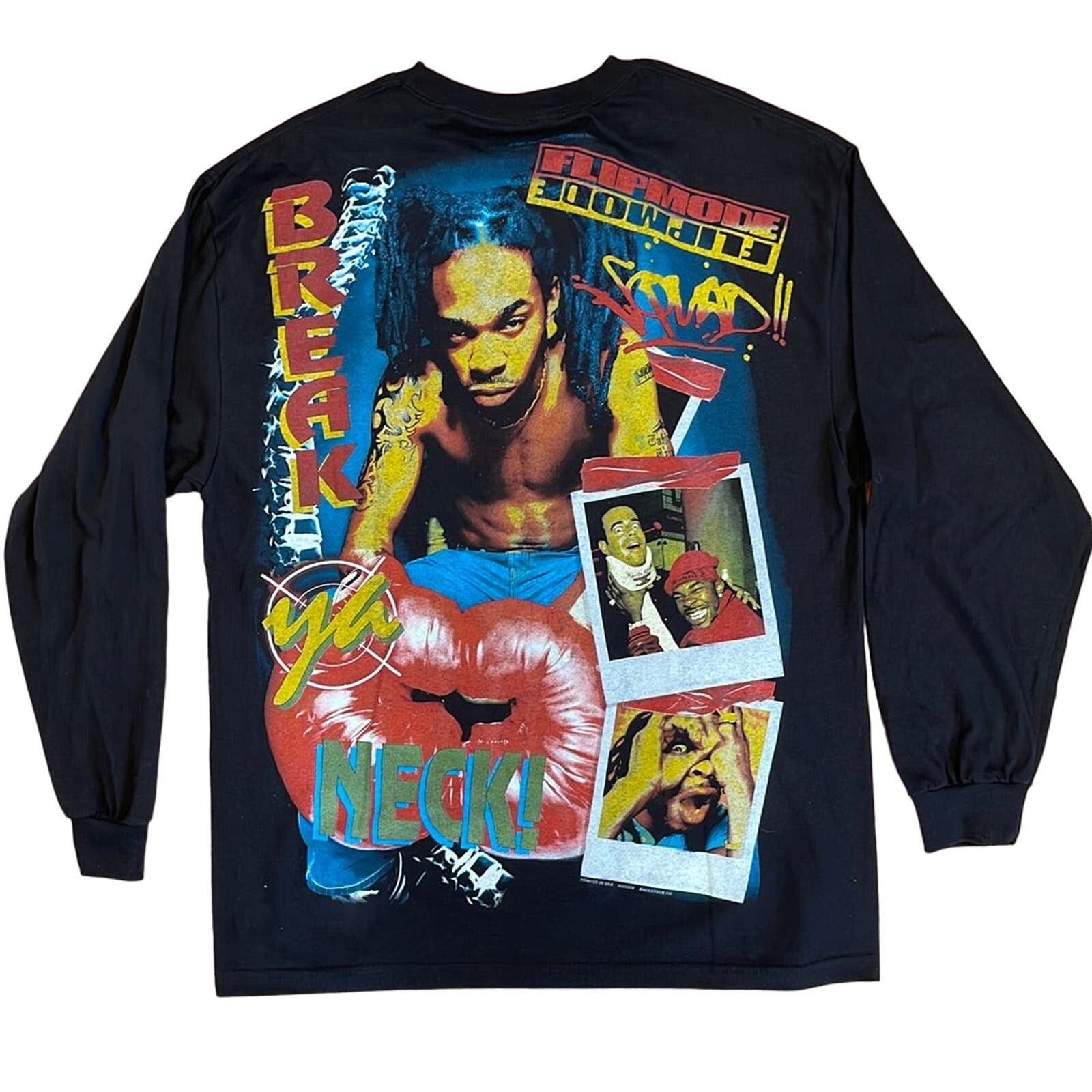 Rap Tees Big Hit Busta Rhymes LS XL Size US XL / EU 56 / 4 - 3 Thumbnail