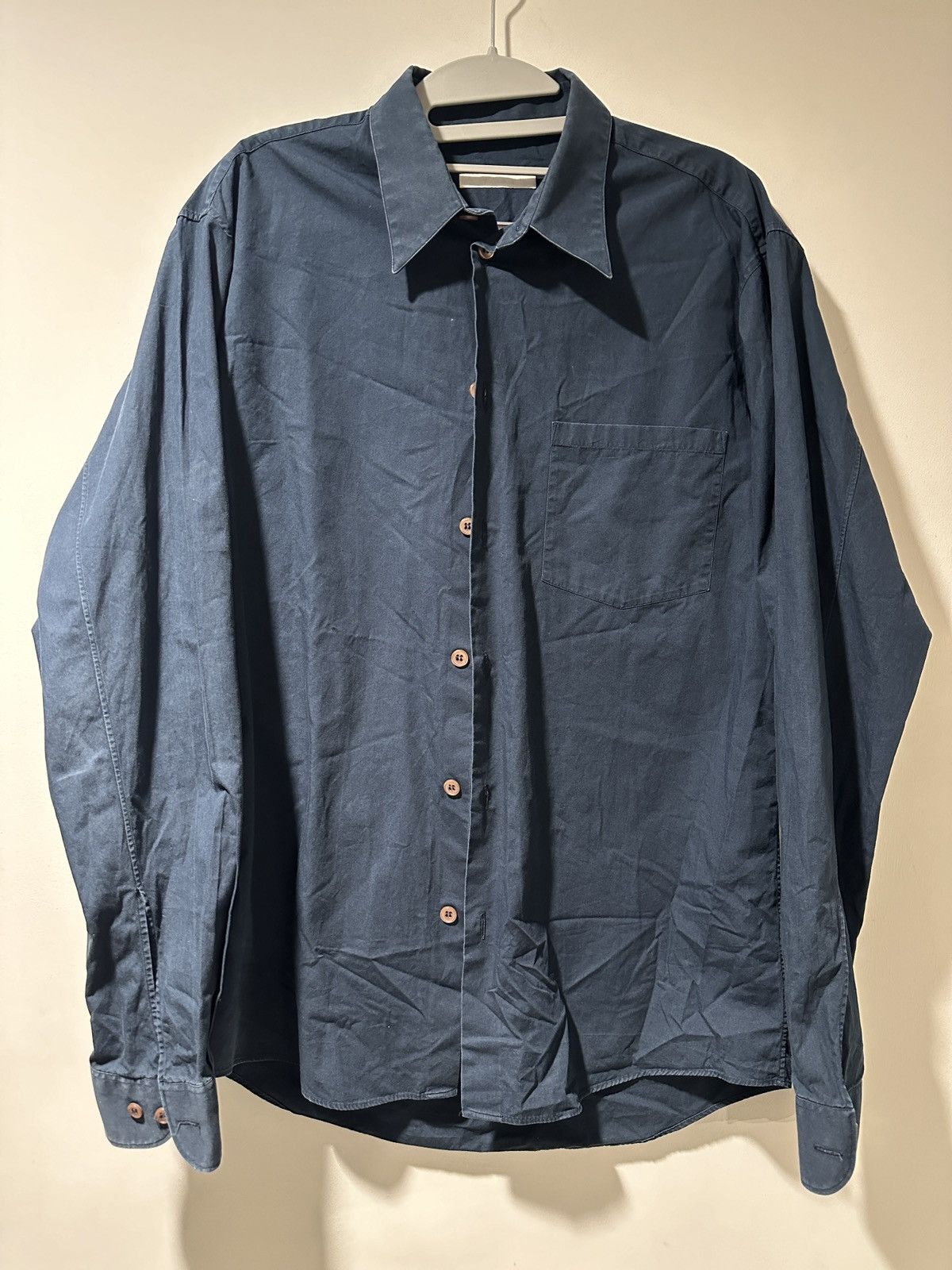 Helmut Lang Helmut lang blue one pocket shirt Size US S / EU 44-46 / 1 - 1 Thumbnail