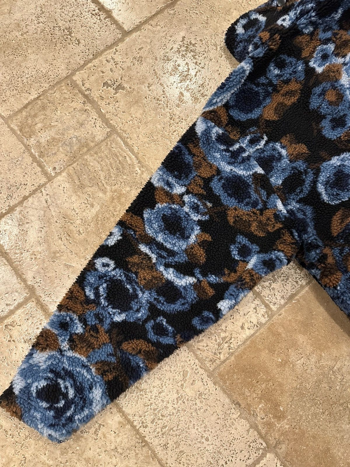 Martine Rose × Napapijri Martine Rose x Napapijri AW18 Blue Jacquard Floral Fleece Size US M / EU 48-50 / 2 - 13 Thumbnail