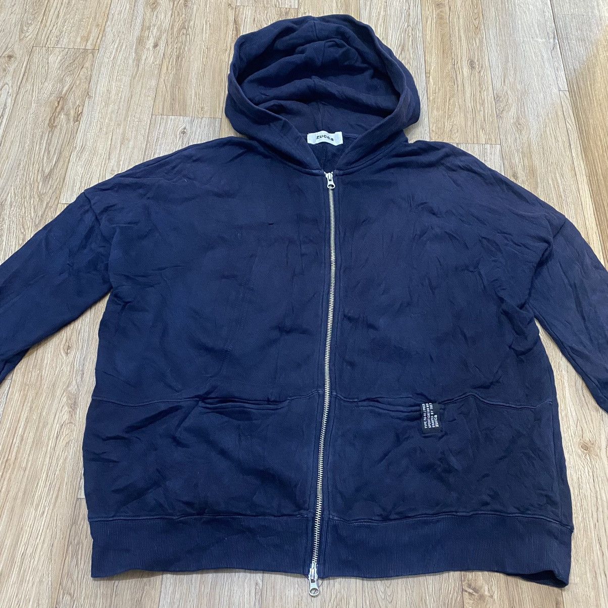 CABANE de ZUCCa 2000s Zucca By Issey Miyake Type ZU91-JO488 Hoodie Zip Up Size US M / EU 48-50 / 2 - 8 Thumbnail