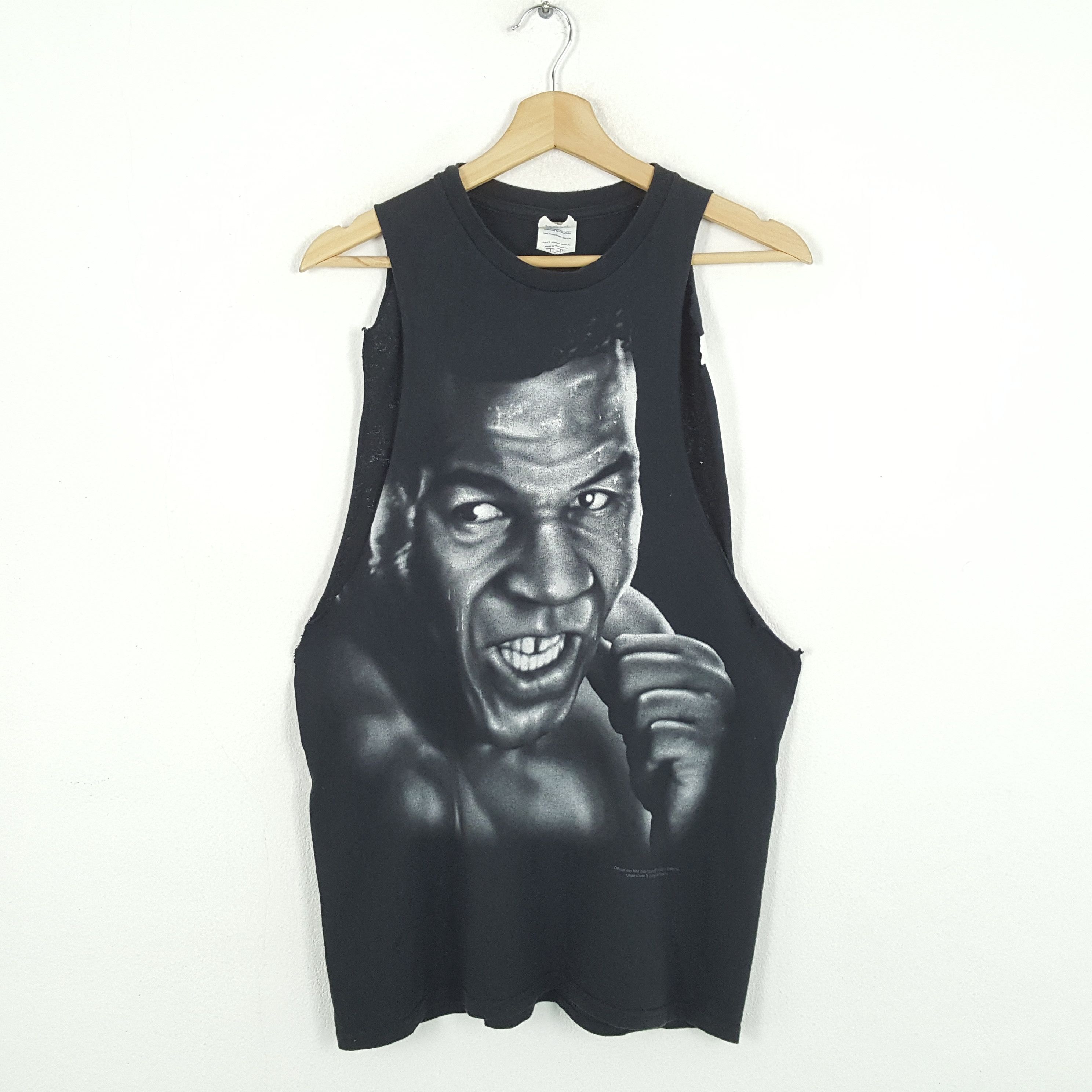 Joe Boxer × Vintage Vintage MIKE TYSON American Boxers Distressed Sleeves Size US M / EU 48-50 / 2 - 1 Thumbnail