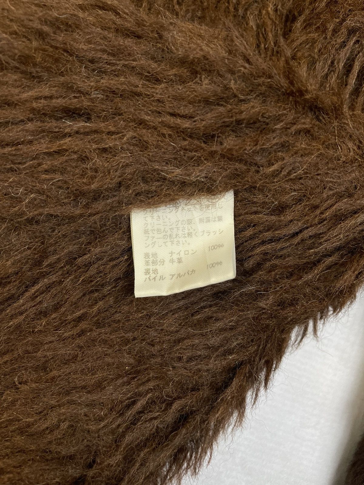 CABANE de ZUCCa AW05 Alpaca Fur Lined Rider Jacket Size US S / EU 44-46 / 1 - 12 Thumbnail