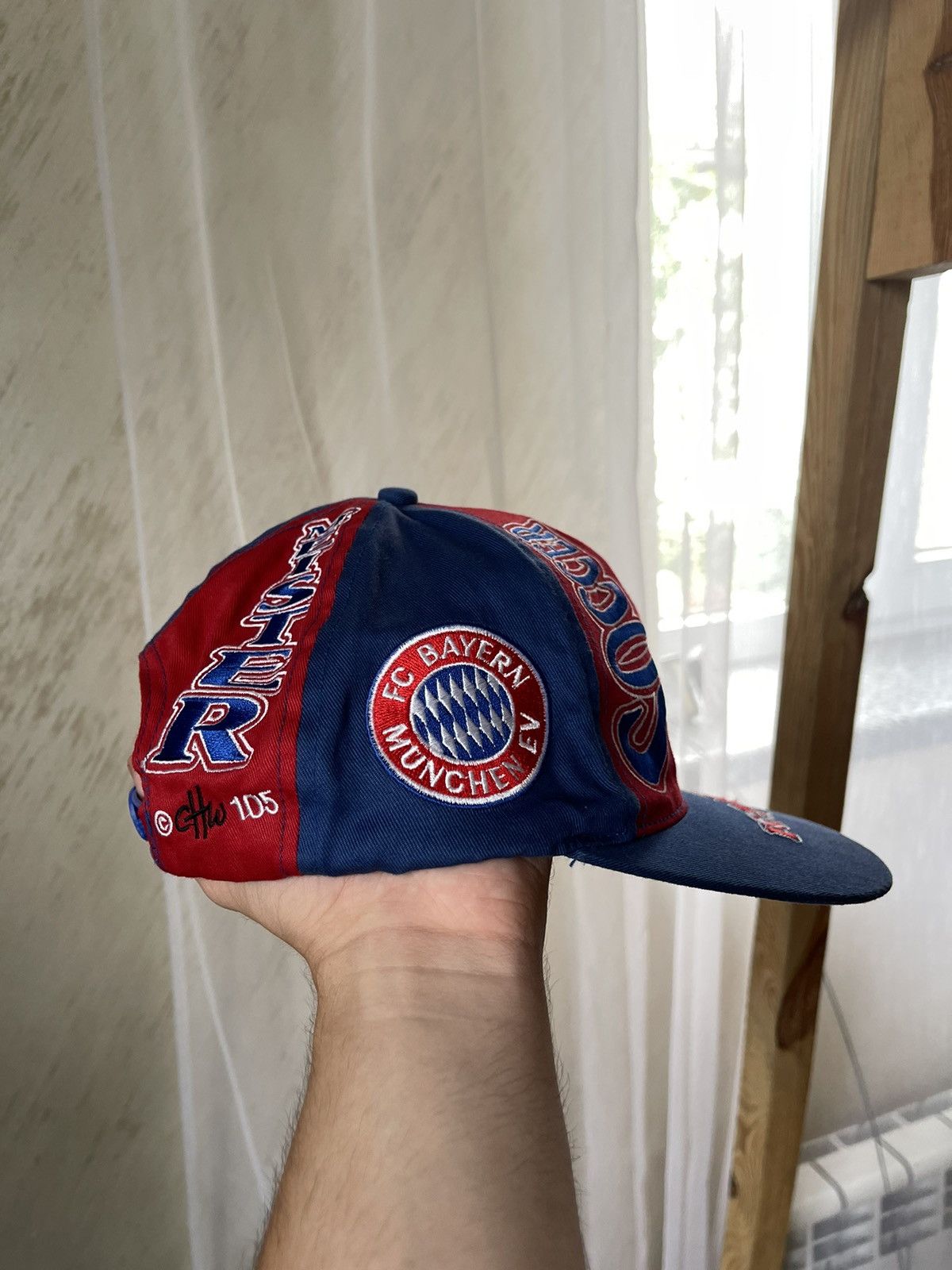 Vintage Retro FC Bayern Munchen Vintage 90s Embroidered Soccer Cap Size ONE SIZE - 5 Thumbnail