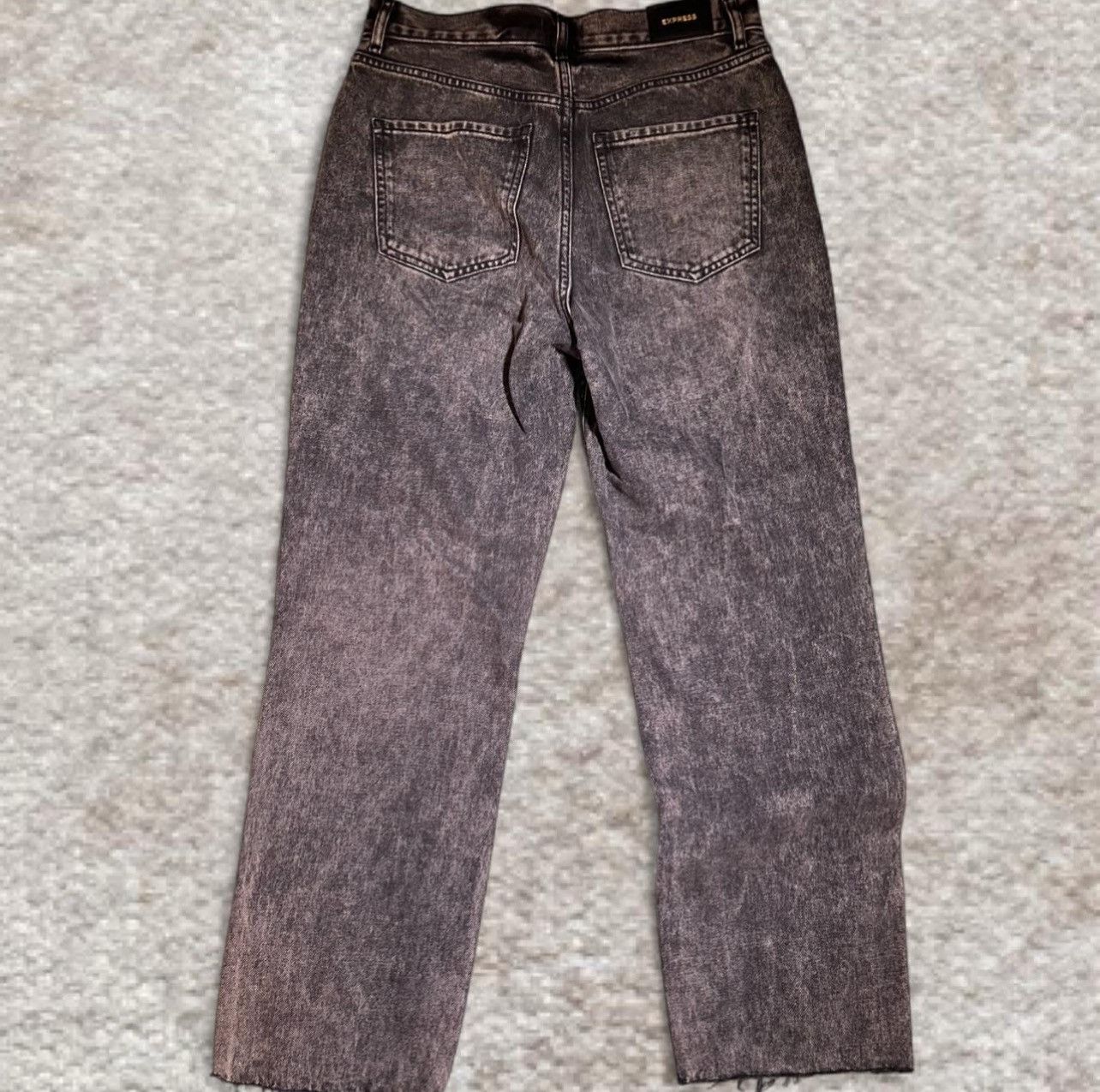 Express Straight ankle black jeans Size 28" / US 6 / IT 42 - 4 Thumbnail