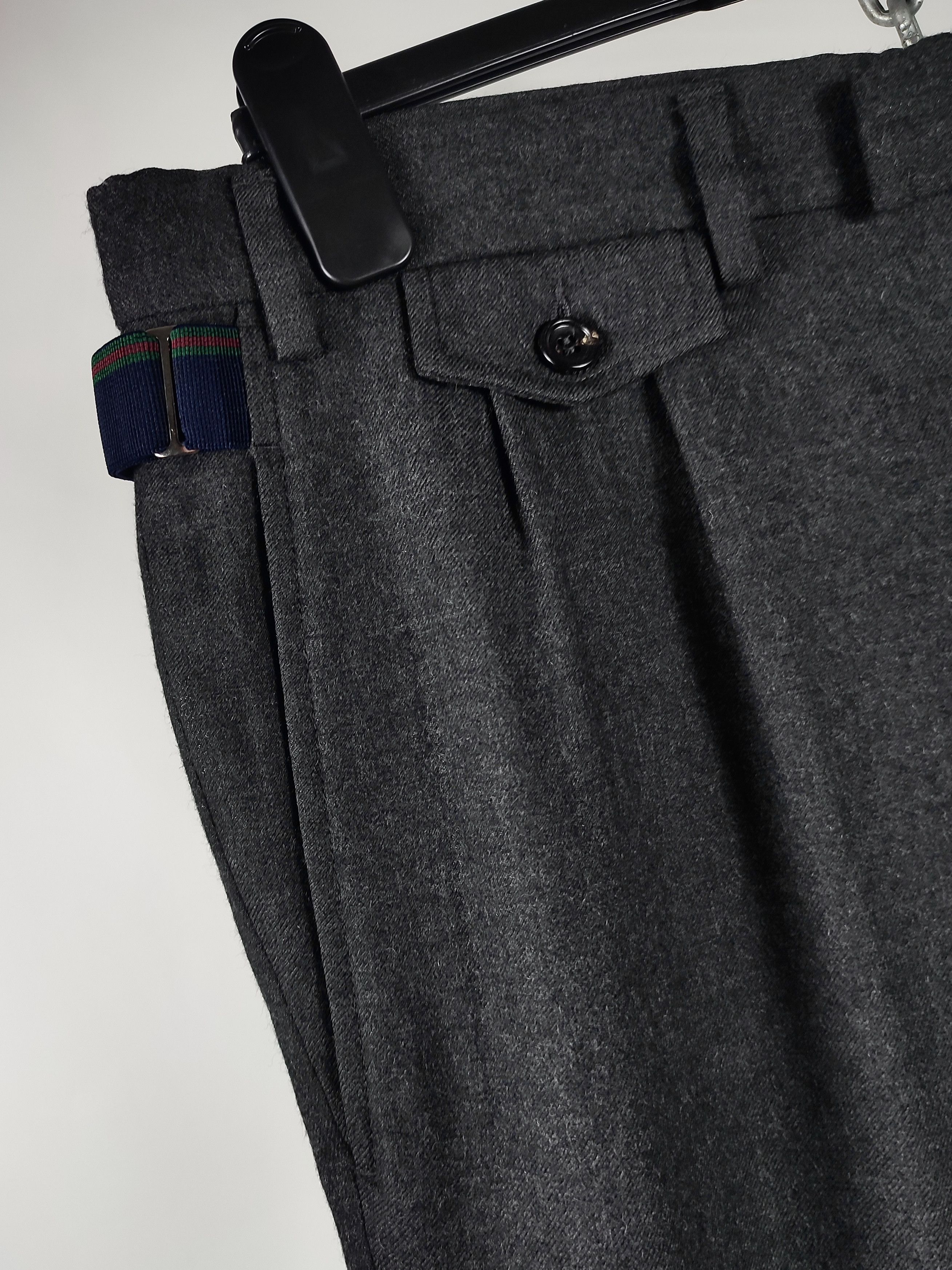 Gucci 00s Archive Gucci Tom Ford Slim Fit Wool Trousers Size 52R - 11 Thumbnail