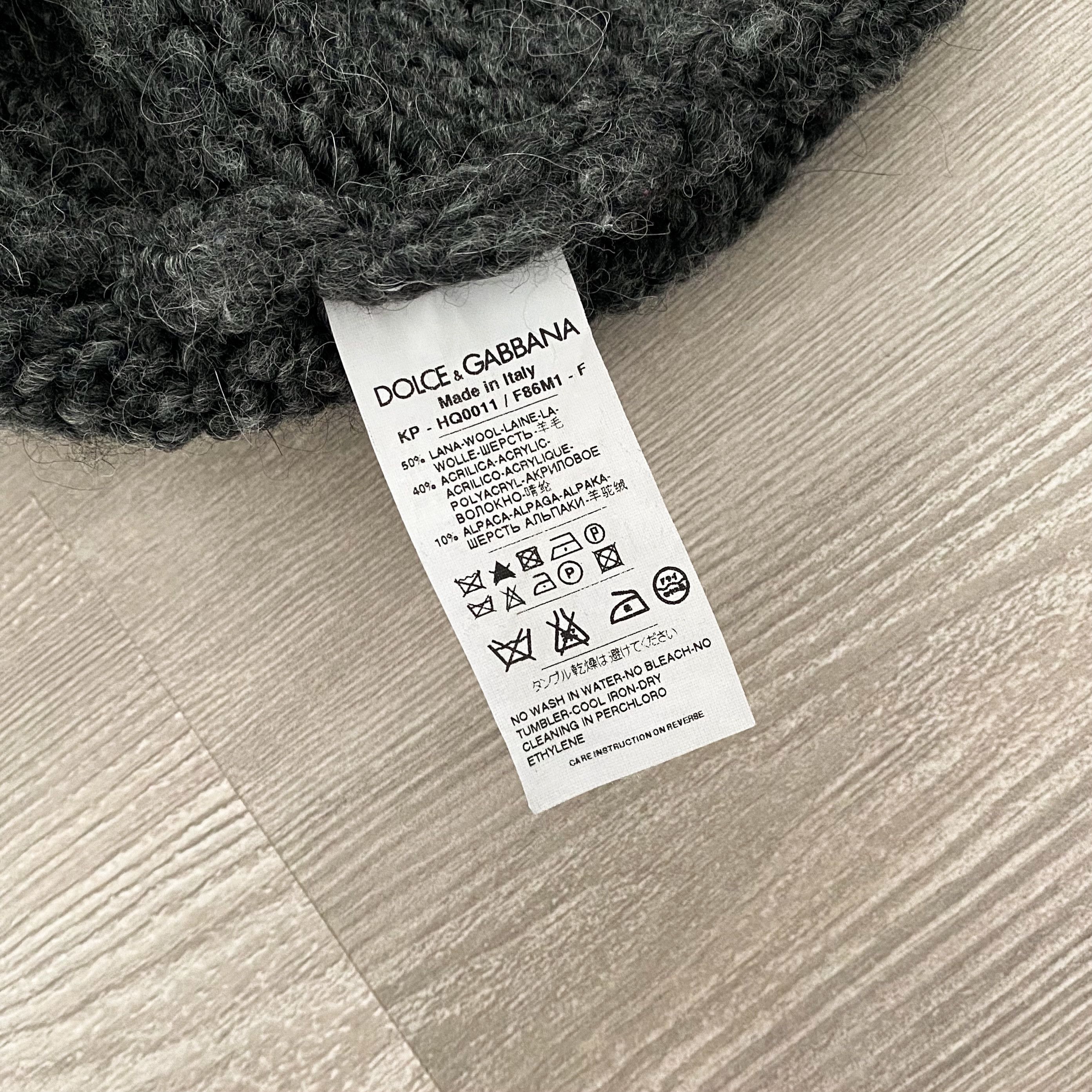 Dolce & Gabbana Dolce&Gabbana Turtle Neck Wool Acrylic Alpaca Knit Sweater Size M / US 6-8 / IT 42-44 - 11 Thumbnail