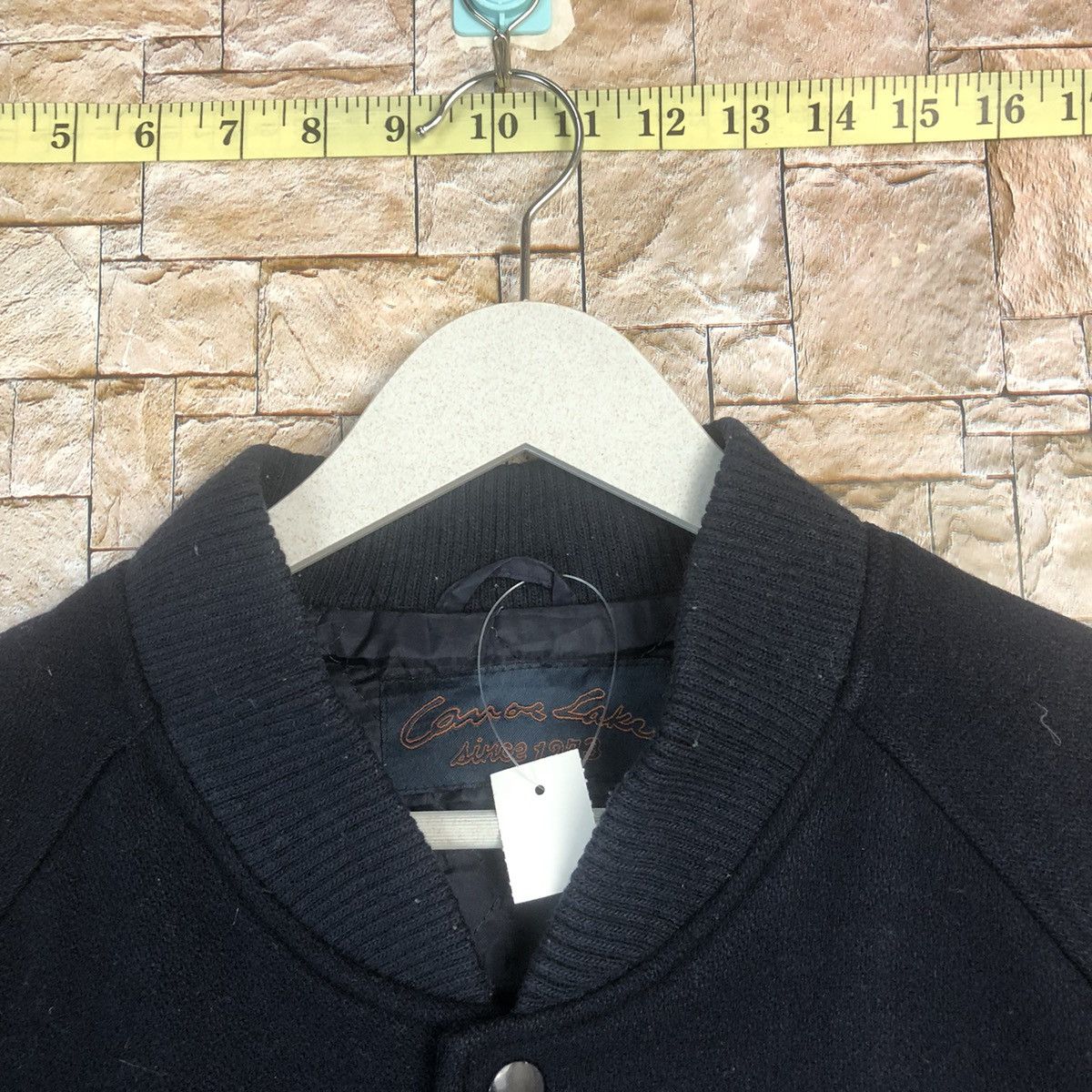 New York Yankees Comol Lake New York Black Bomber Jacket #A13 Size US L / EU 52-54 / 3 - 6 Thumbnail