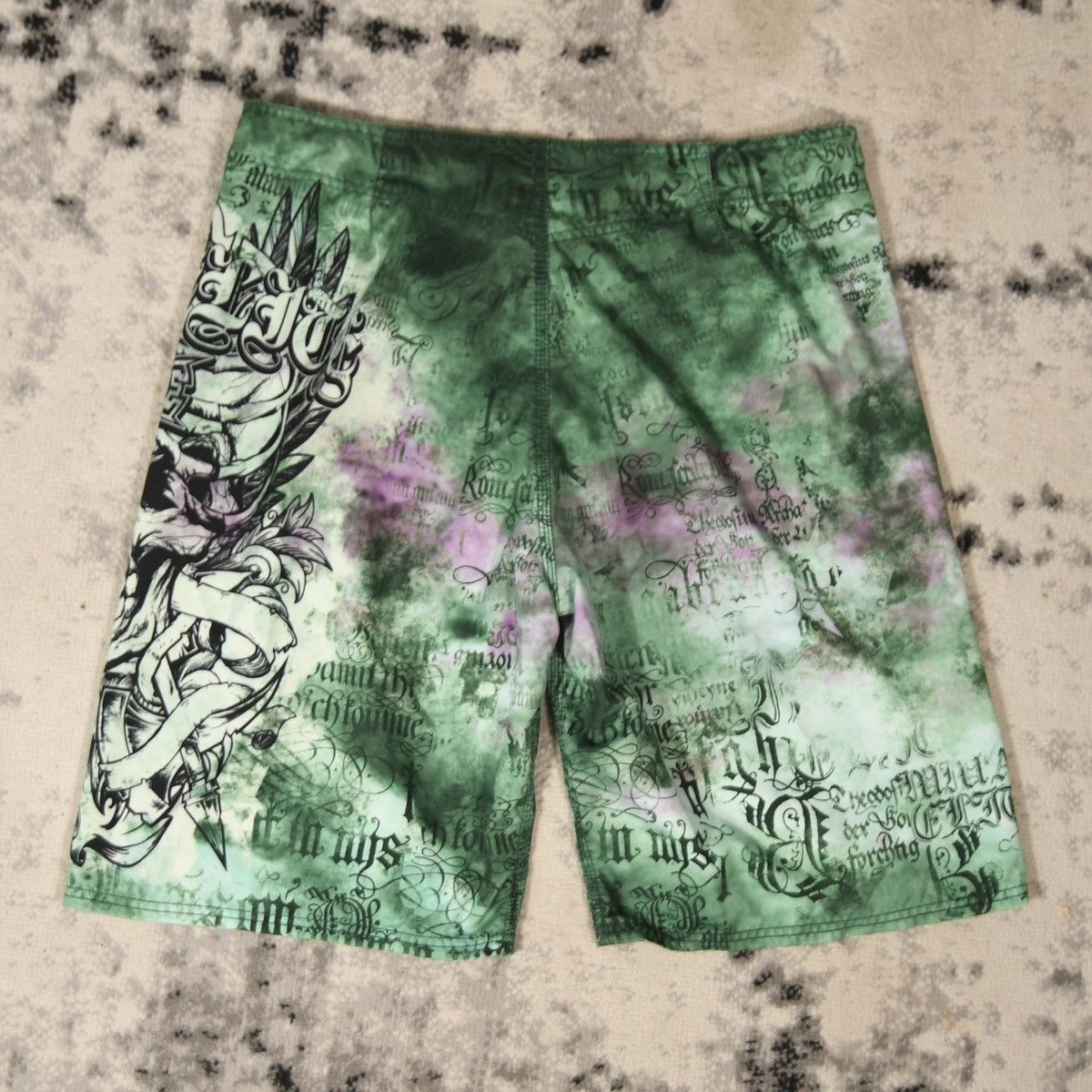 Other Y2K MMA Elite Skull Shorts Size US 36 / EU 52 - 2 Thumbnail