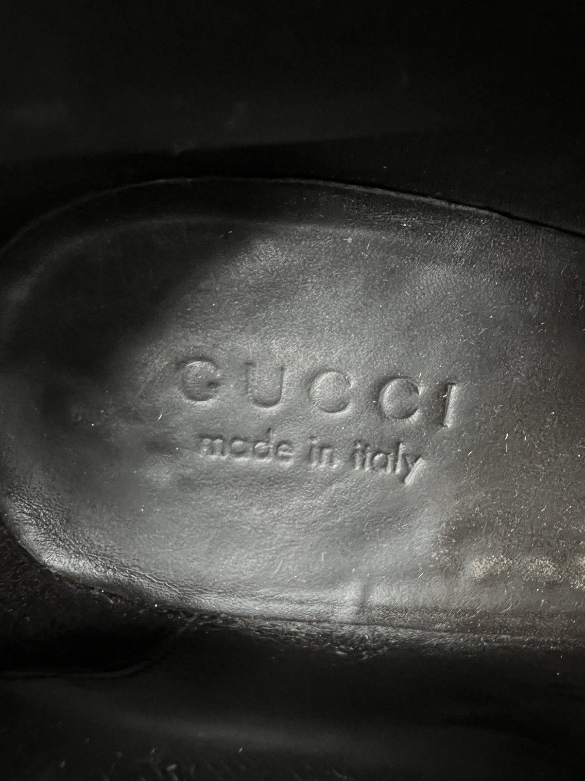 Gucci GUCCI Boots Ankle Leather Shoes Side Zip Straps Black Men’s Size US 7.5 / EU 40-41 - 20 Thumbnail
