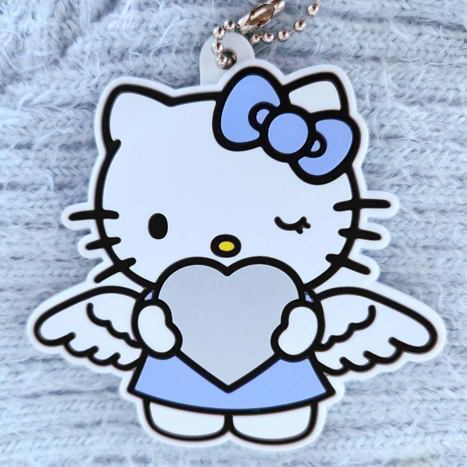Forever 21 HELLO KITTY ☆ RIBBED KNIT CARDI w/ FUR COLLAR 2x ☆ NWT Size XXL / US 16-18 / IT 52-54 - 9 Thumbnail