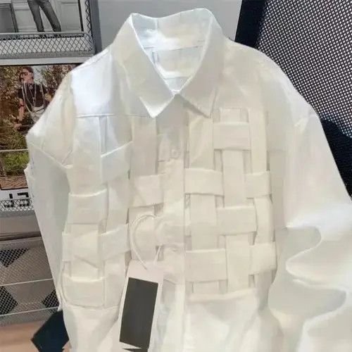 Japanese Brand White Long Sleeved Shirt Women's Spring And Autumn Size M / US 6-8 / IT 42-44 - 4 Thumbnail