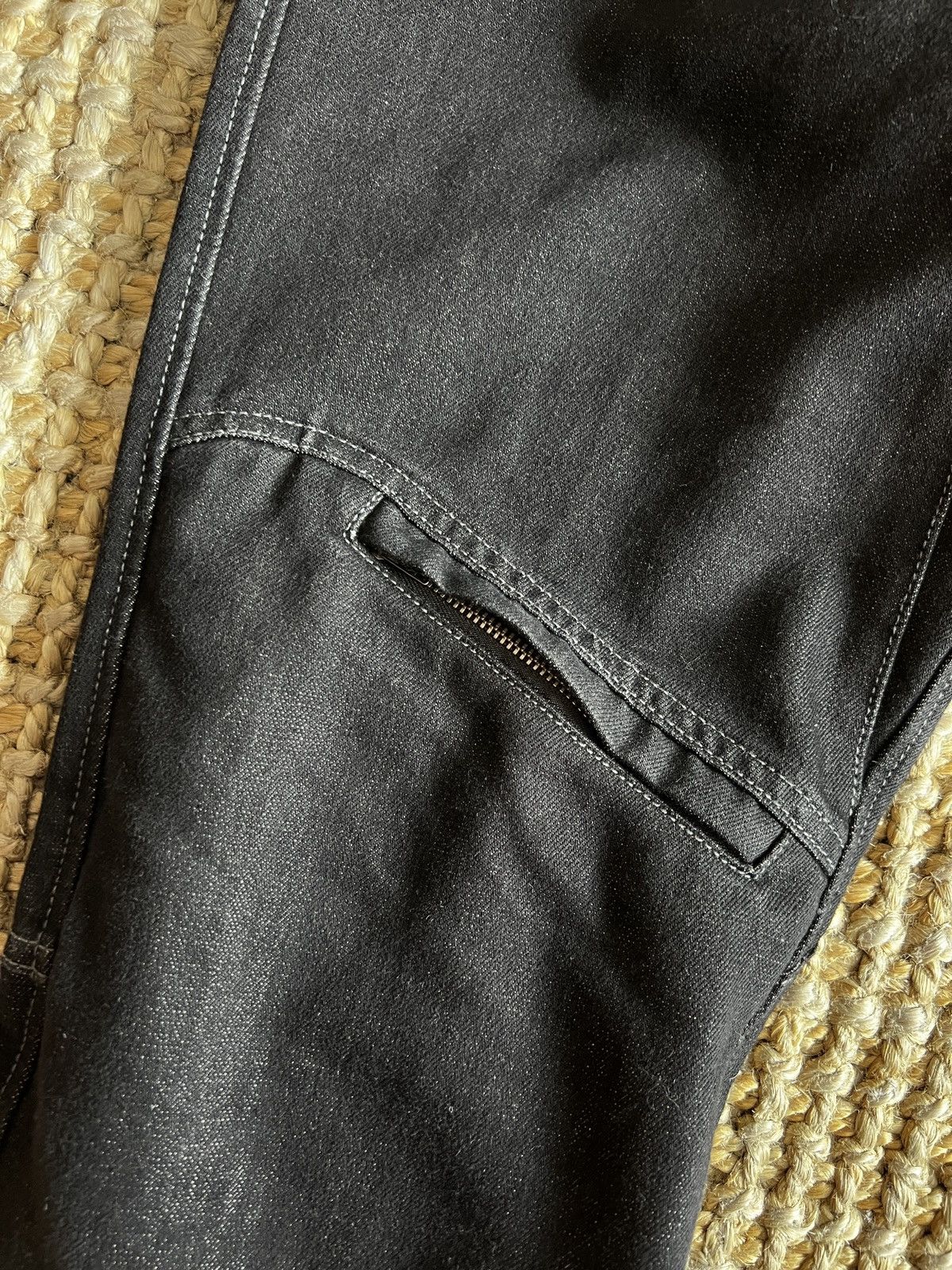 Dainese × Vintage Dainese Black Denim Motorcycle Jeans Pants Vintage Size US 33 - 6 Thumbnail
