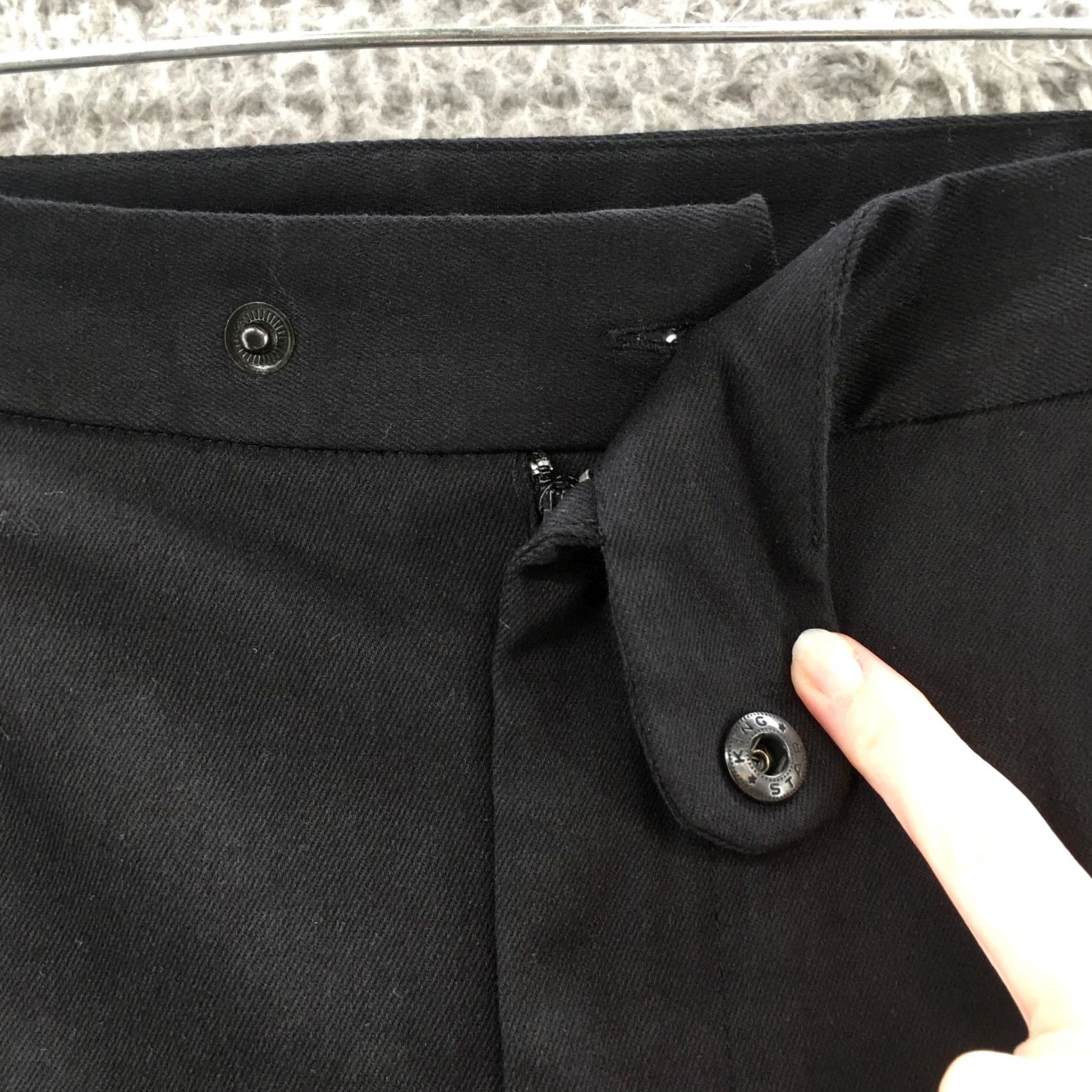 Worthington Worthington Slim Leg Dress Pants Womens 10 Black High Rise Cotton Blend NEW Size 32" / US 10 / IT 46 - 3 Thumbnail