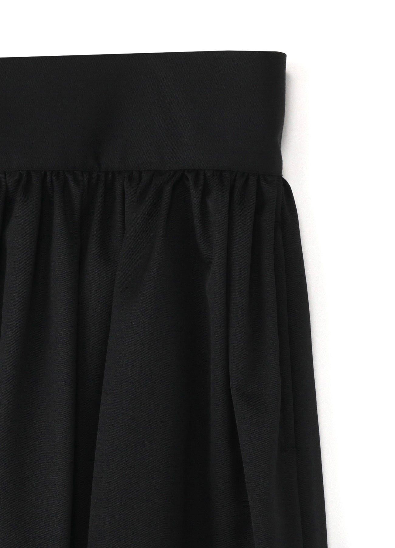 Limi Feu LIMI feu Yohji Yamamoto - W/Gabardine Long Gathered Skirt Size 29" - 14 Thumbnail