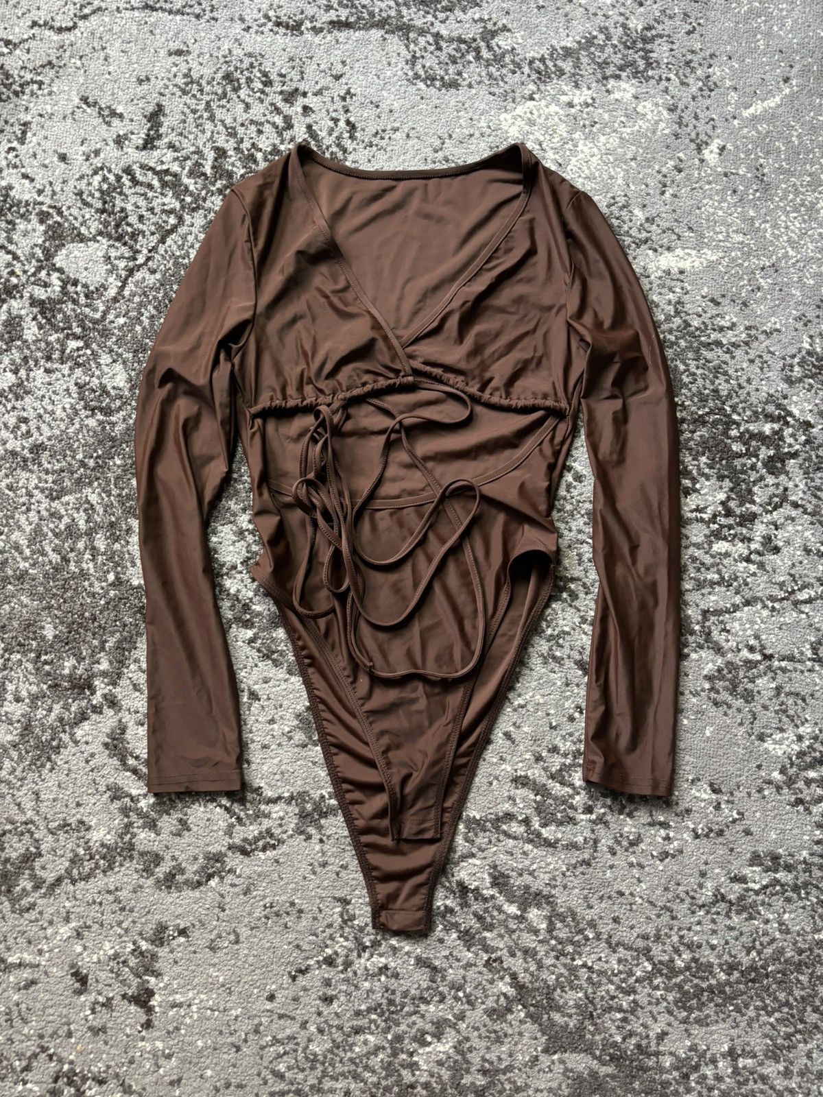 Shein Gothic Cyber Y2K Techwear Y2K Streetwear Stretch Bodysuit Size M / US 6-8 / IT 42-44 - 1 Thumbnail