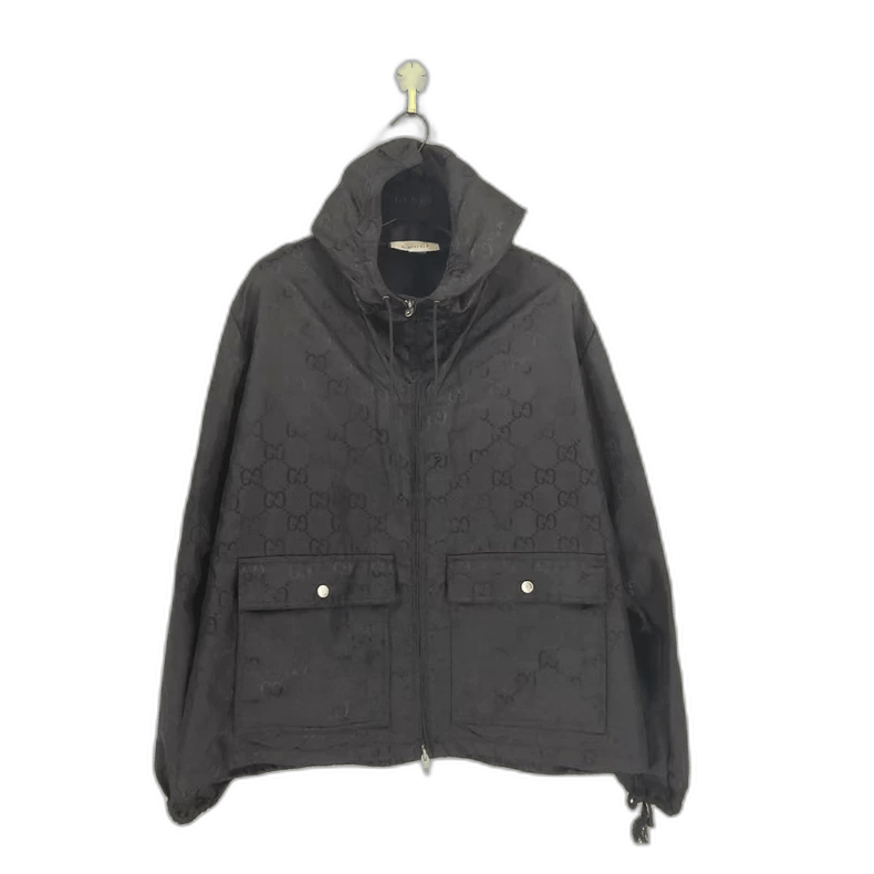 Gucci gucci black logo hooded jacket-2507 Size US L / EU 52-54 / 3 - 1 Thumbnail