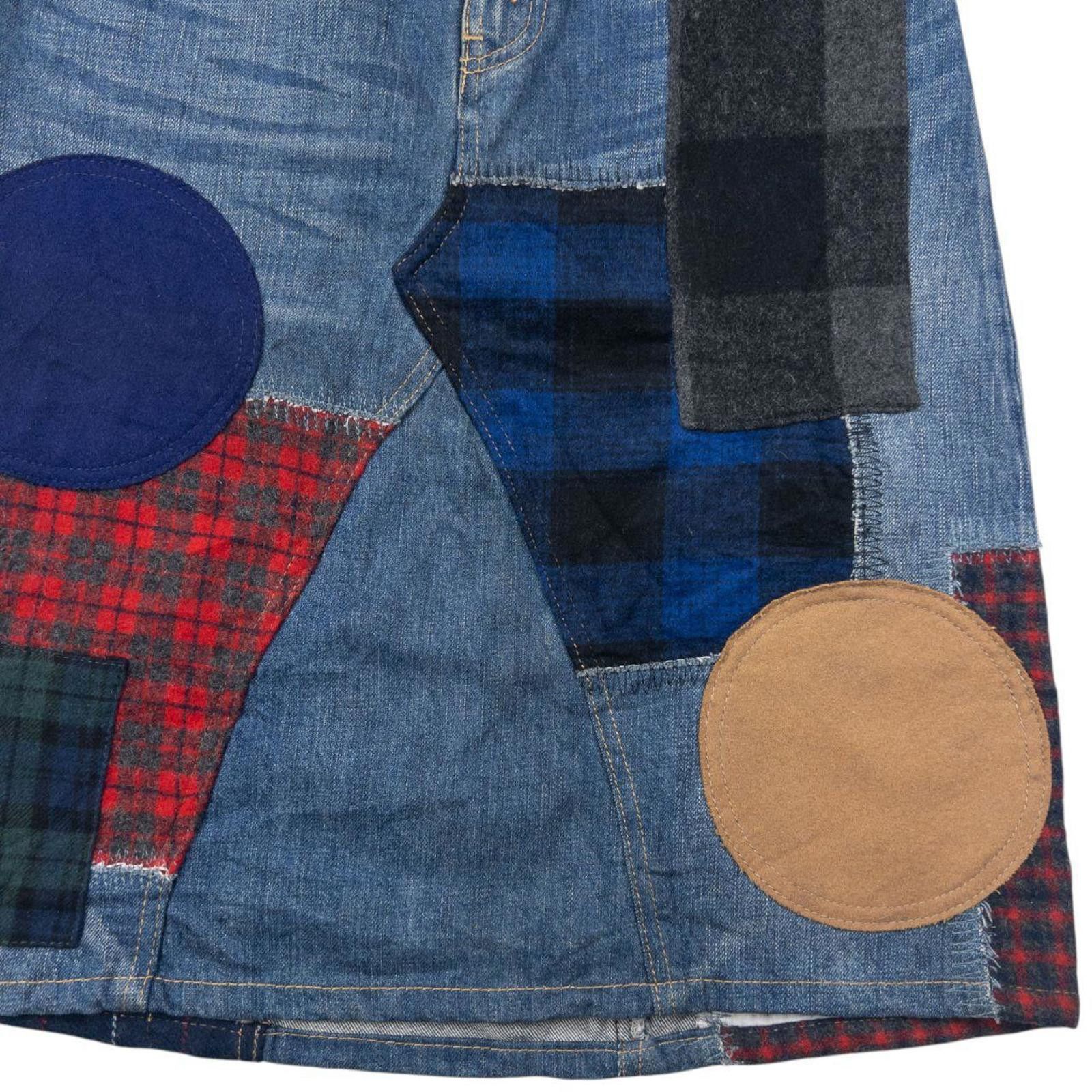 Comme des Garcons 2015 Junya Watanabe X Comme Des Garçons Denim Skirt W28 Size 28" / US 6 / IT 42 - 6 Thumbnail