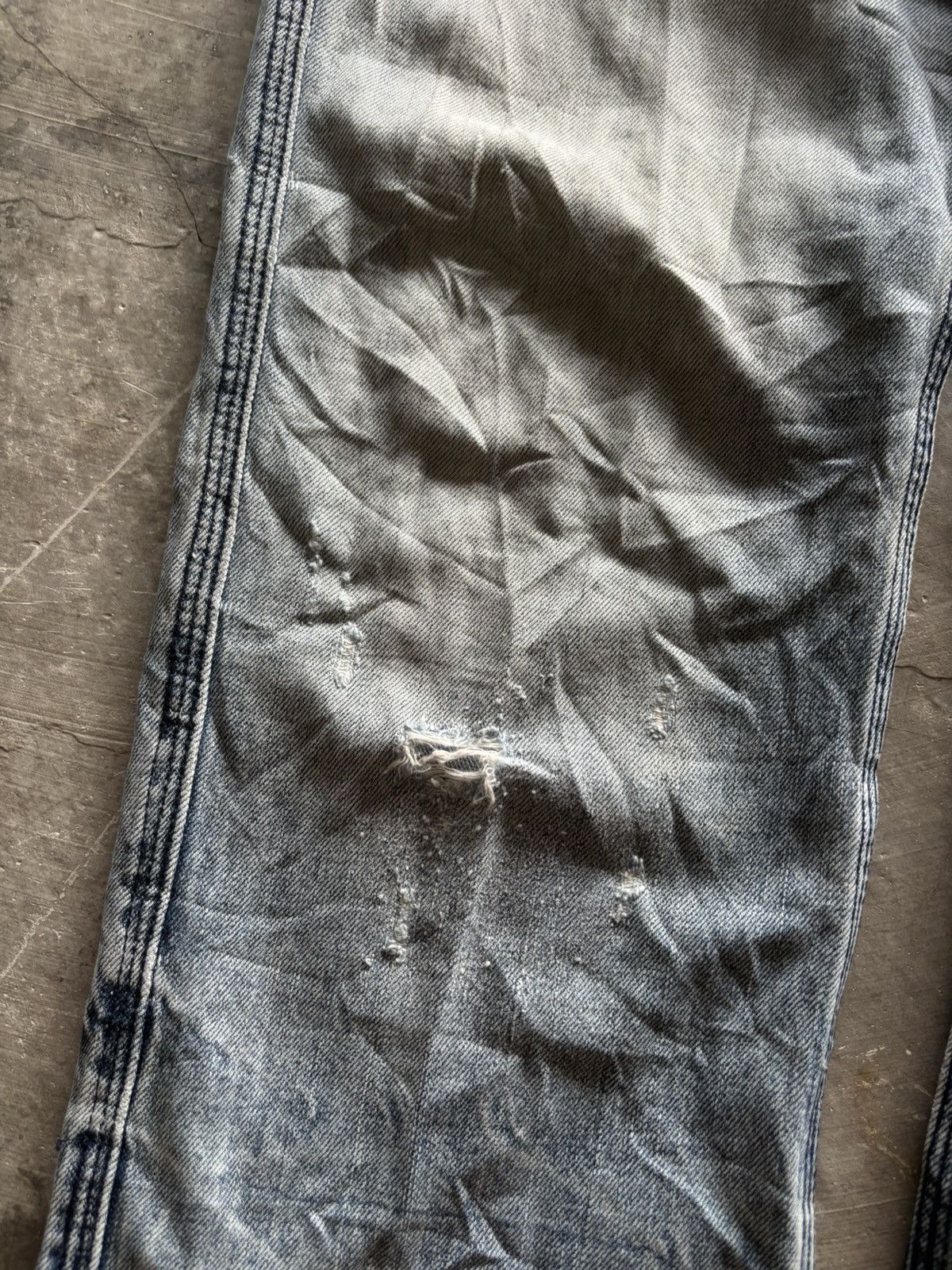 If Six Was Nine ARMY OF NO distressed japanese denim grunge punk stone wash Size US 32 / EU 48 - 10 Thumbnail