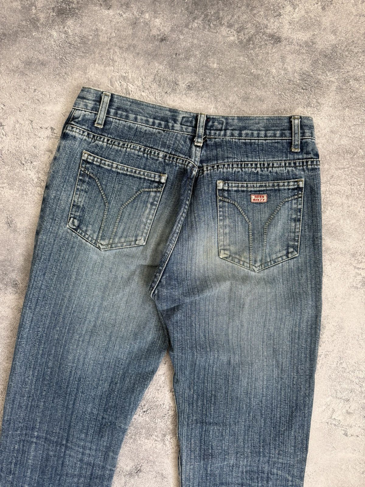 Miss Sixty Vintage Y2K Miss Sixty Flared Low Rise Jeans Hype Streetwear Size 29" - 11 Thumbnail
