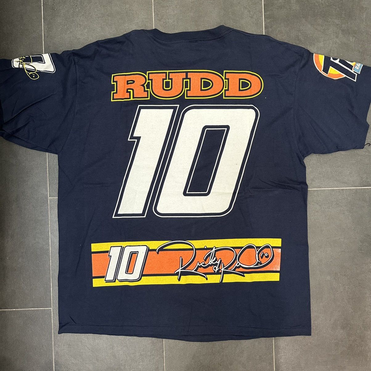 NASCAR Crazy vintage 90s Ricky Rudd aop nascar t-shirt Size US XXL / EU 58 / 5 - 4 Thumbnail
