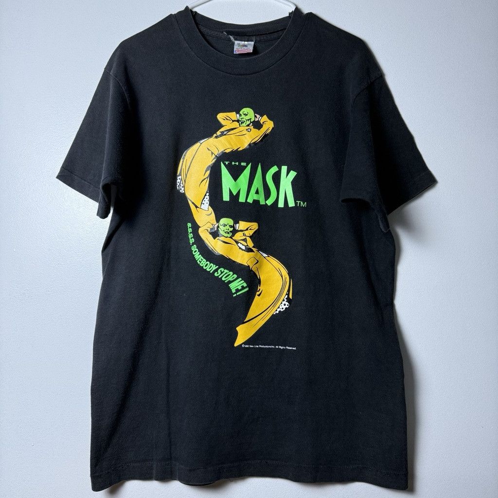 Fruit Of The Loom Vintage 1995 THE MASK Somebody Stop Me T-Shirt Original Sz M Size US M / EU 48-50 / 2 - 2 Thumbnail