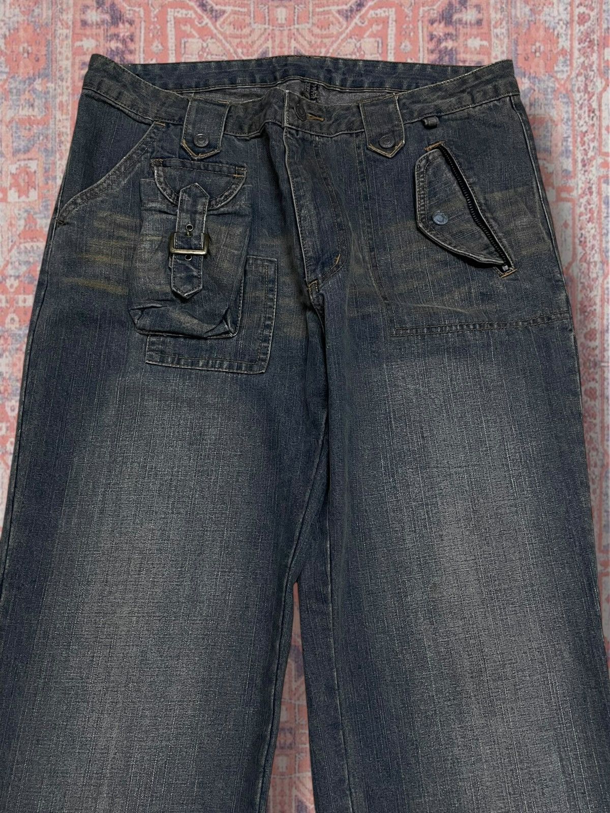 Japanese Brand Vintage Japan Designer Streetwear Playchess Unique Denim Size US 32 / EU 48 - 4 Thumbnail