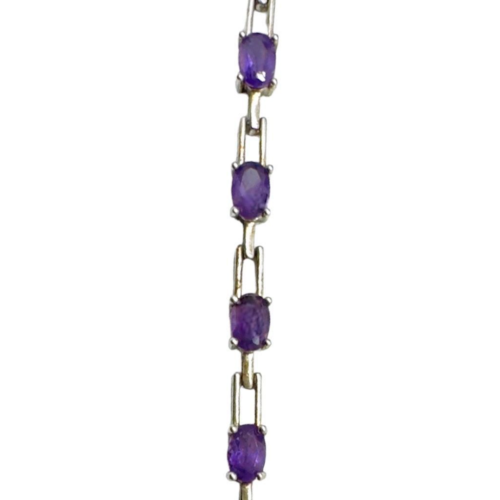 Other ROSS-SIMMONS .925 STERLING SILVER & Prong Set Genuine AMETHY Size ONE SIZE - 5 Thumbnail