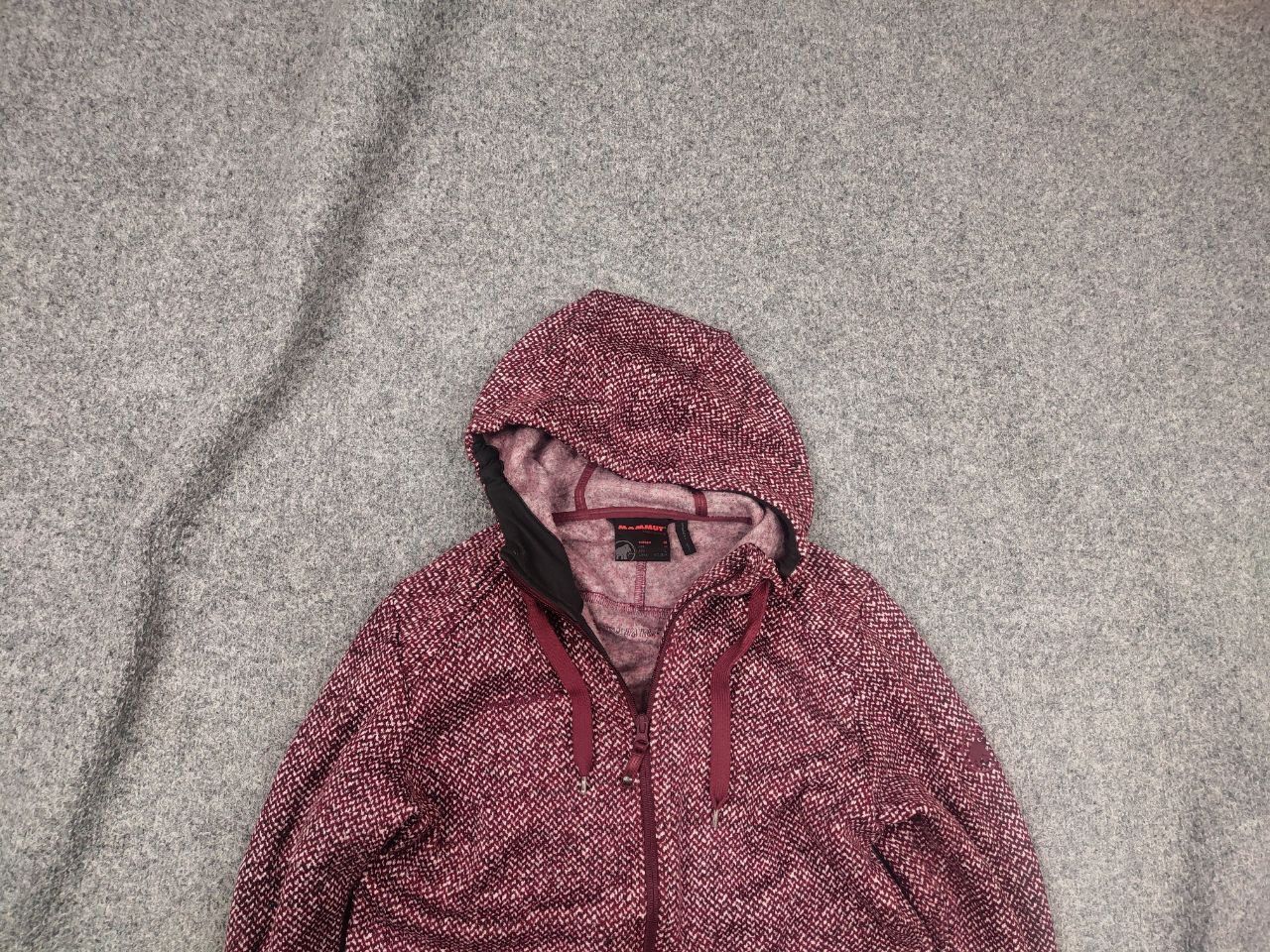 Mammut Mammut Chamuera ML Titanium thermo Fleece Zip Red Jacket Size M / US 6-8 / IT 42-44 - 4 Thumbnail