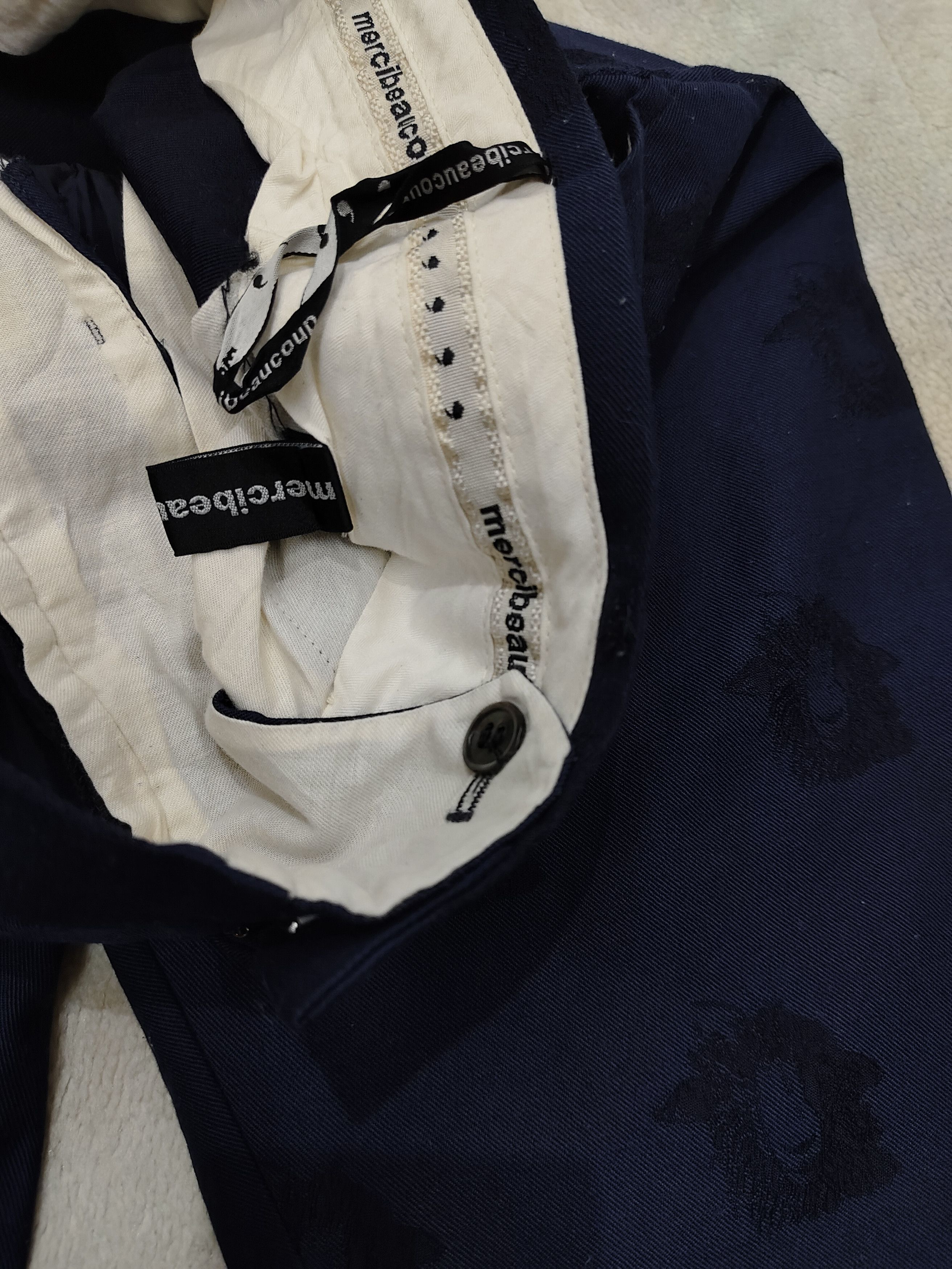 mercibeaucoup RARE🇯🇵 Mercibeacoup 🇯🇵 Sheeps Monogram Drop Crotch Pants Size 28" / US 6 / IT 42 - 5 Thumbnail