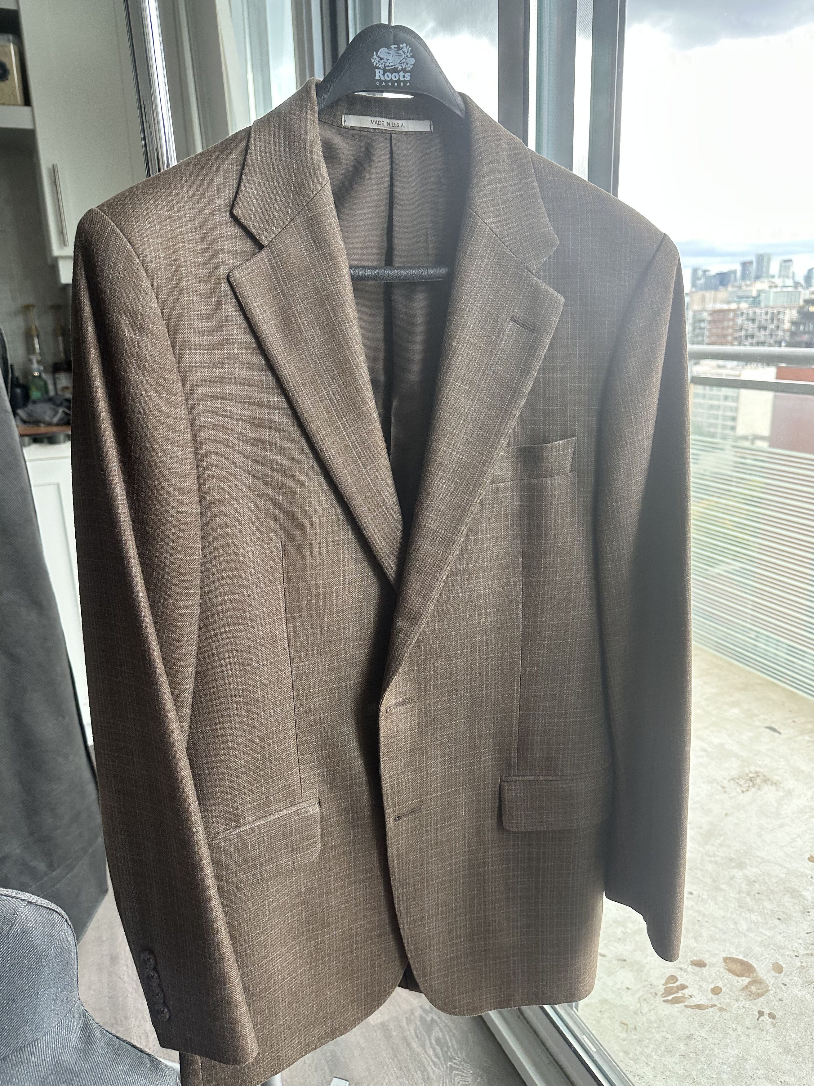 Hickey Freeman Silk/Wool $1500+ Blazer Size 38R - 1 Thumbnail