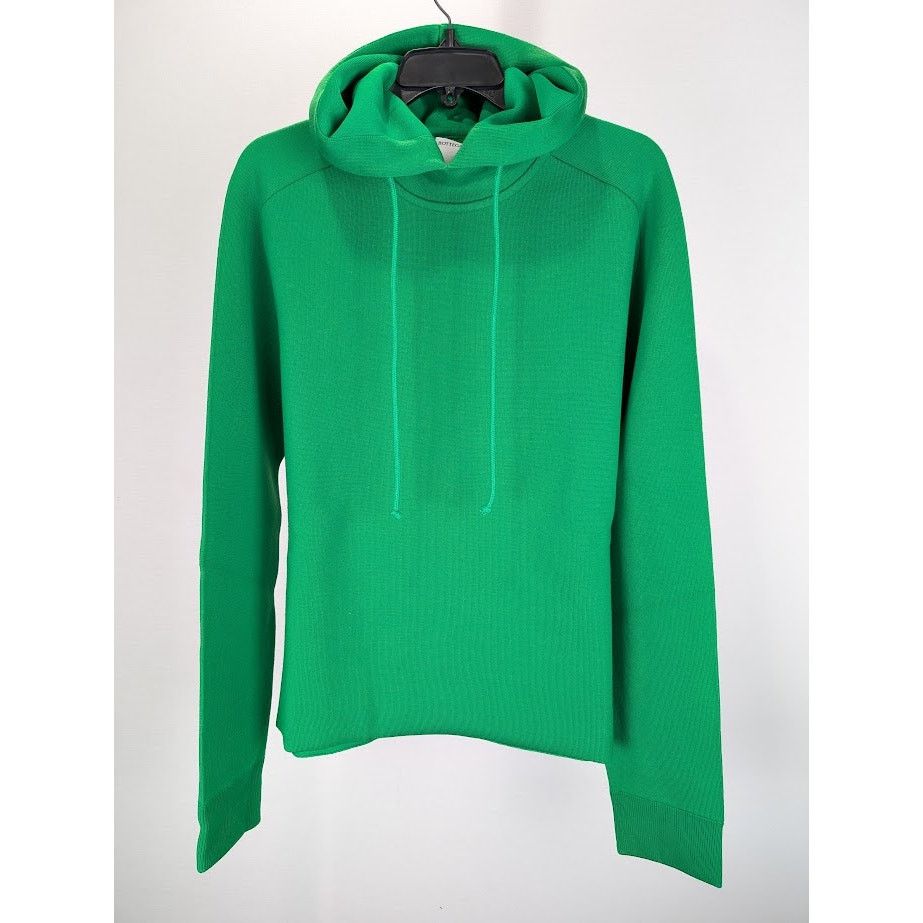 Bottega Veneta o1rshd1 Hoodie LW Merino Double in Green Size US M / EU 48-50 / 2 - 2 Thumbnail