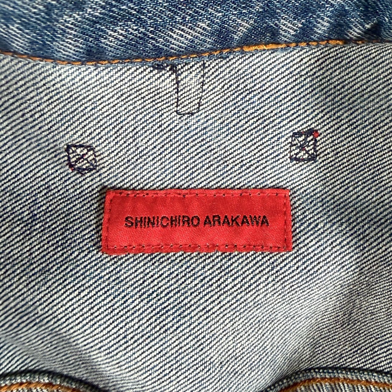 SHINICHIRO ARAKAWA 🔻Shinichiro Arakawa Biker Trucker🔻 Size US M / EU 48-50 / 2 - 6 Thumbnail