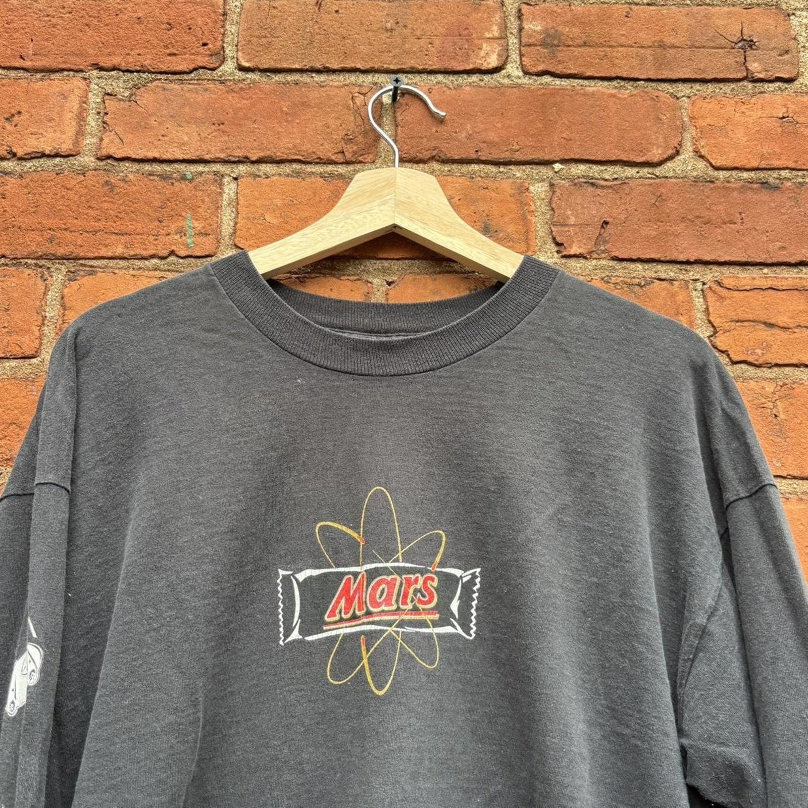 Fruit Of The Loom vintage mars bar long sleeve shirt 90s XL Size US XL / EU 56 / 4 - 2 Thumbnail