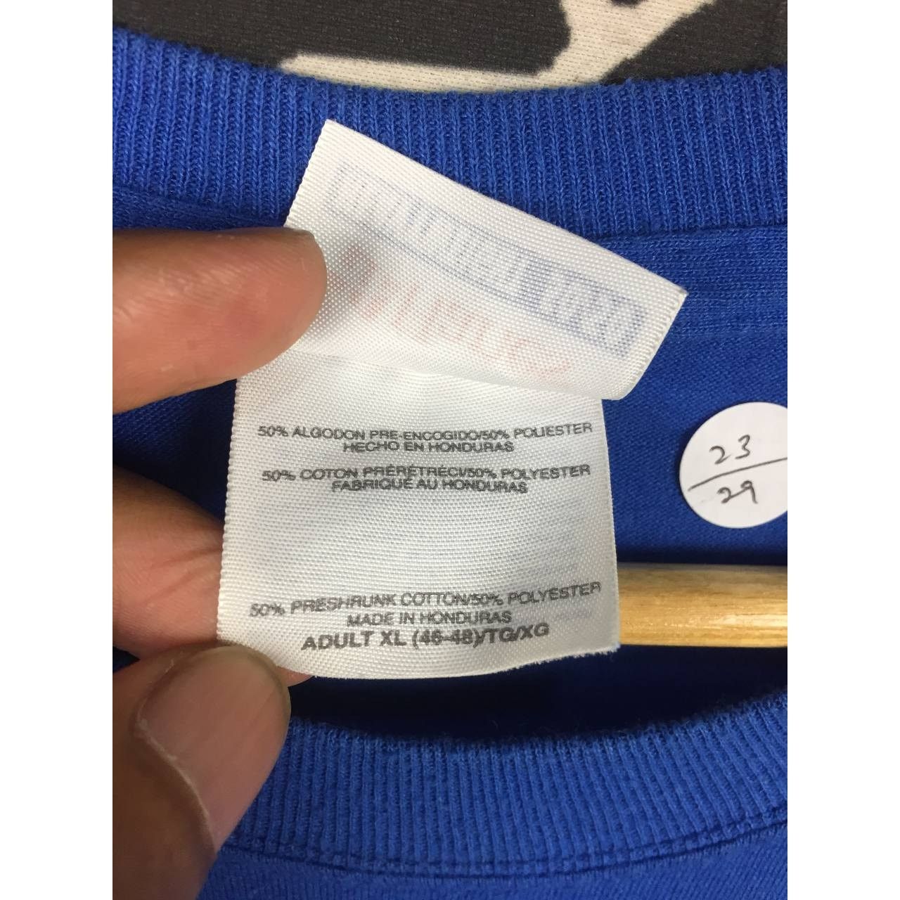 Hanes × Vintage Vtg Y2K Hanes Heavyweight 50/50 Partons Pizza Promo Tee Size US XL / EU 56 / 4 - 8 Thumbnail