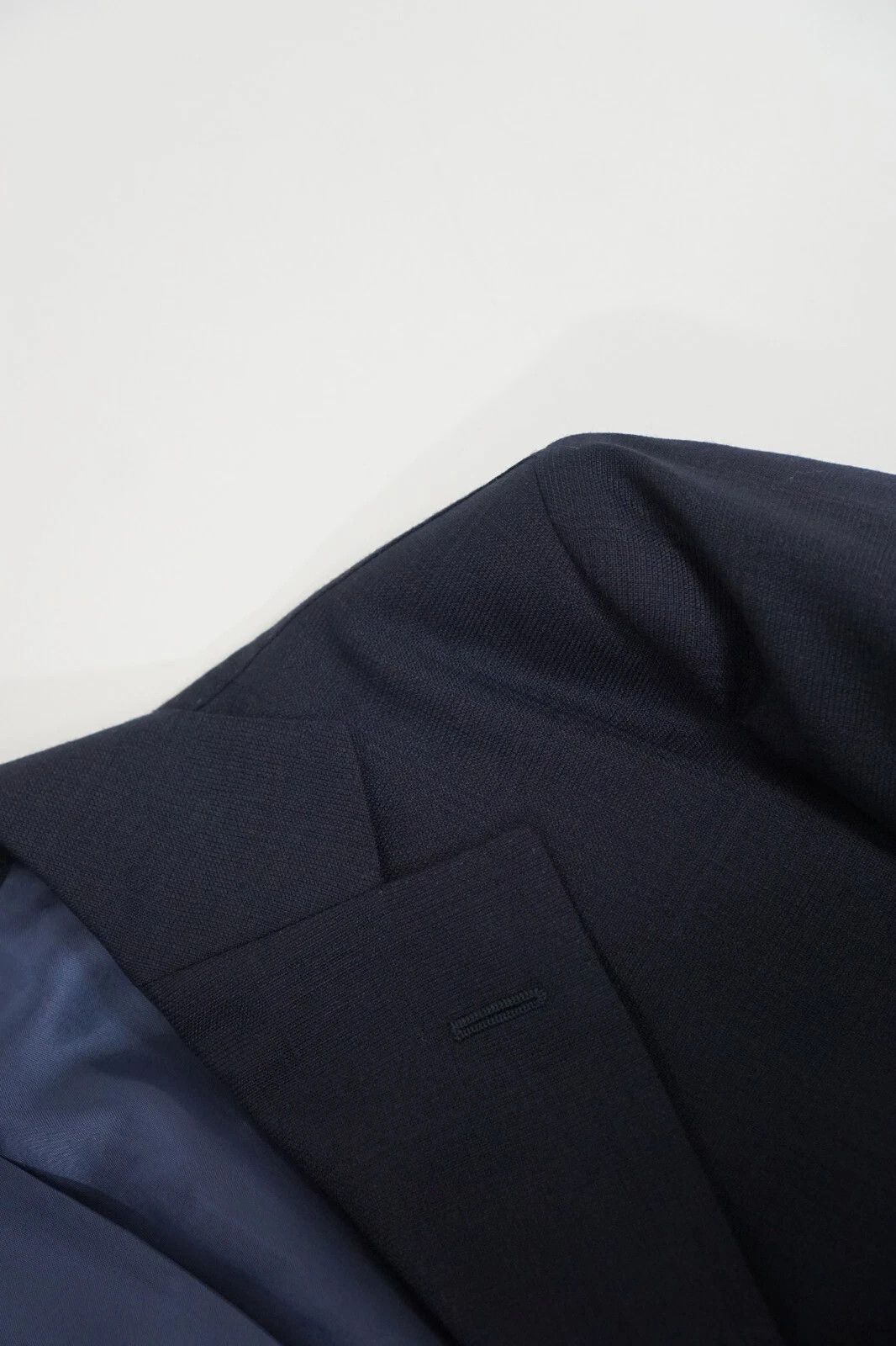 Suitsupply Men Suitsupply Blazer La Spalla Wool Navy Blue Dugdale US38 Size 38R - 4 Thumbnail